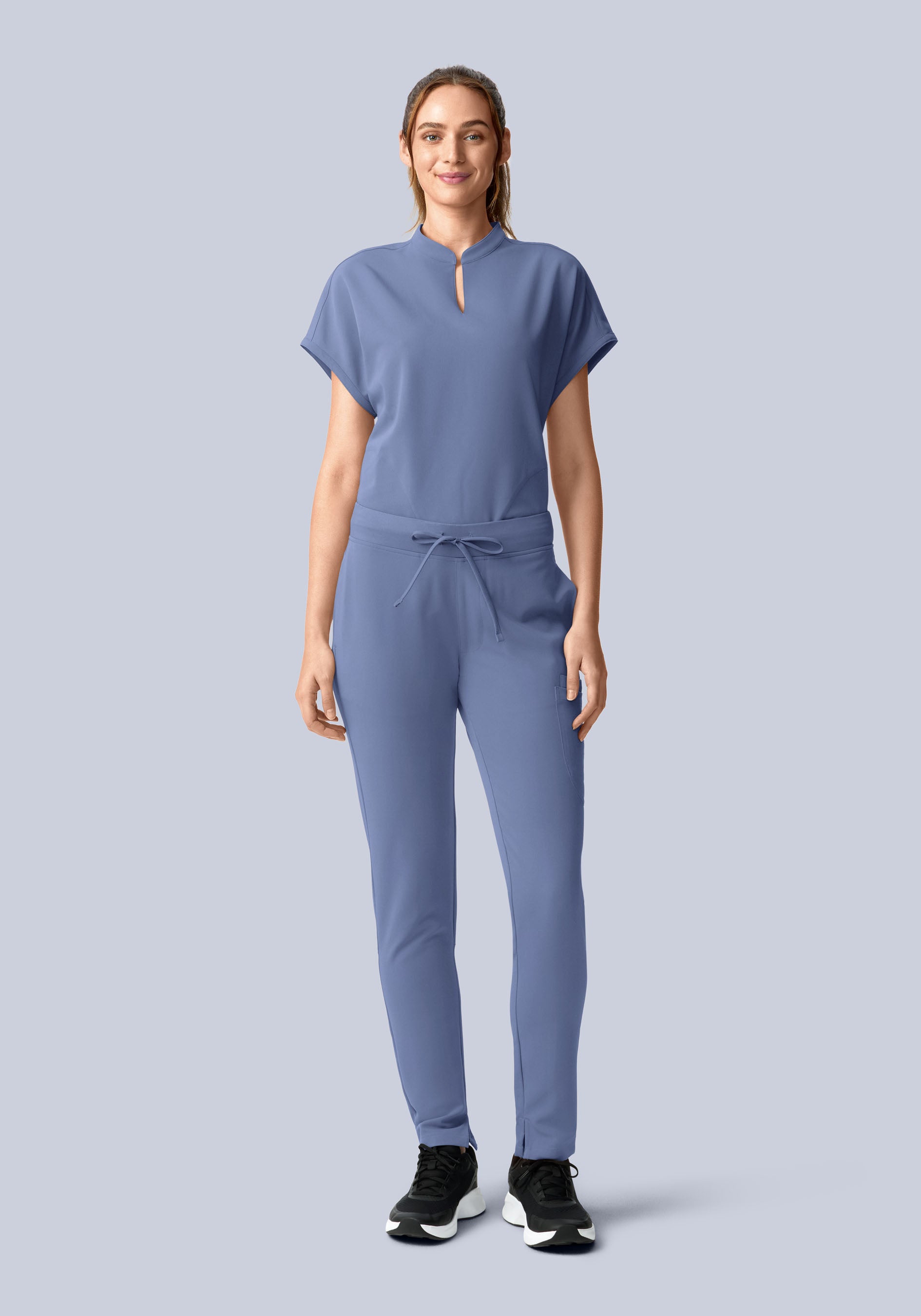 6 Pocket Slim Pants Periwinkle