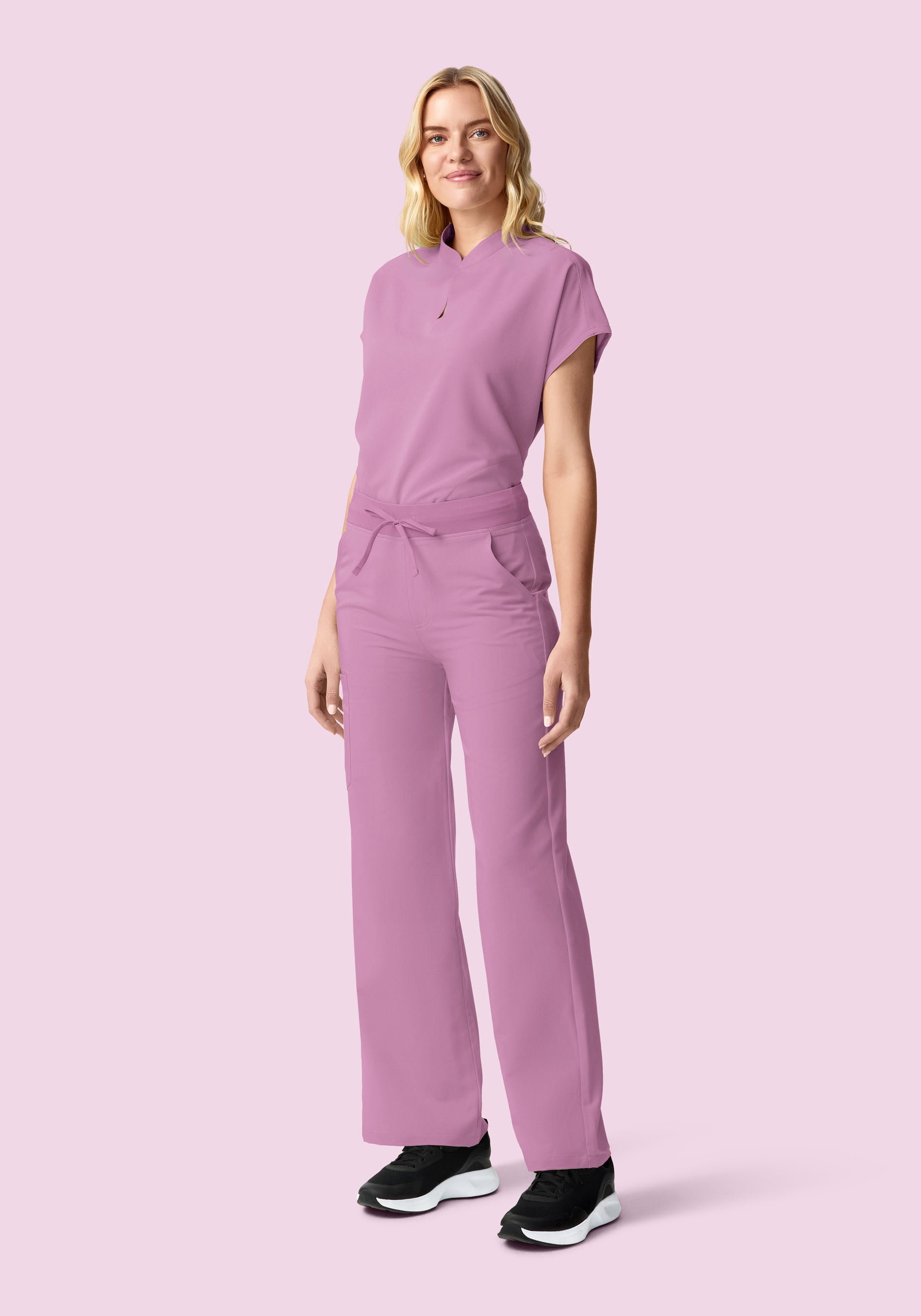 High Waisted Wide Leg Lilac