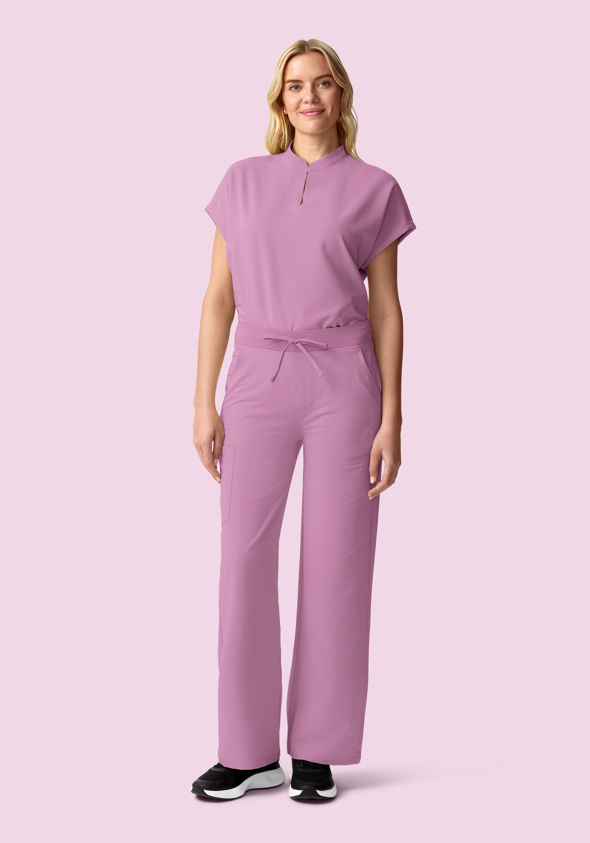 High Waisted Wide Leg Lilac