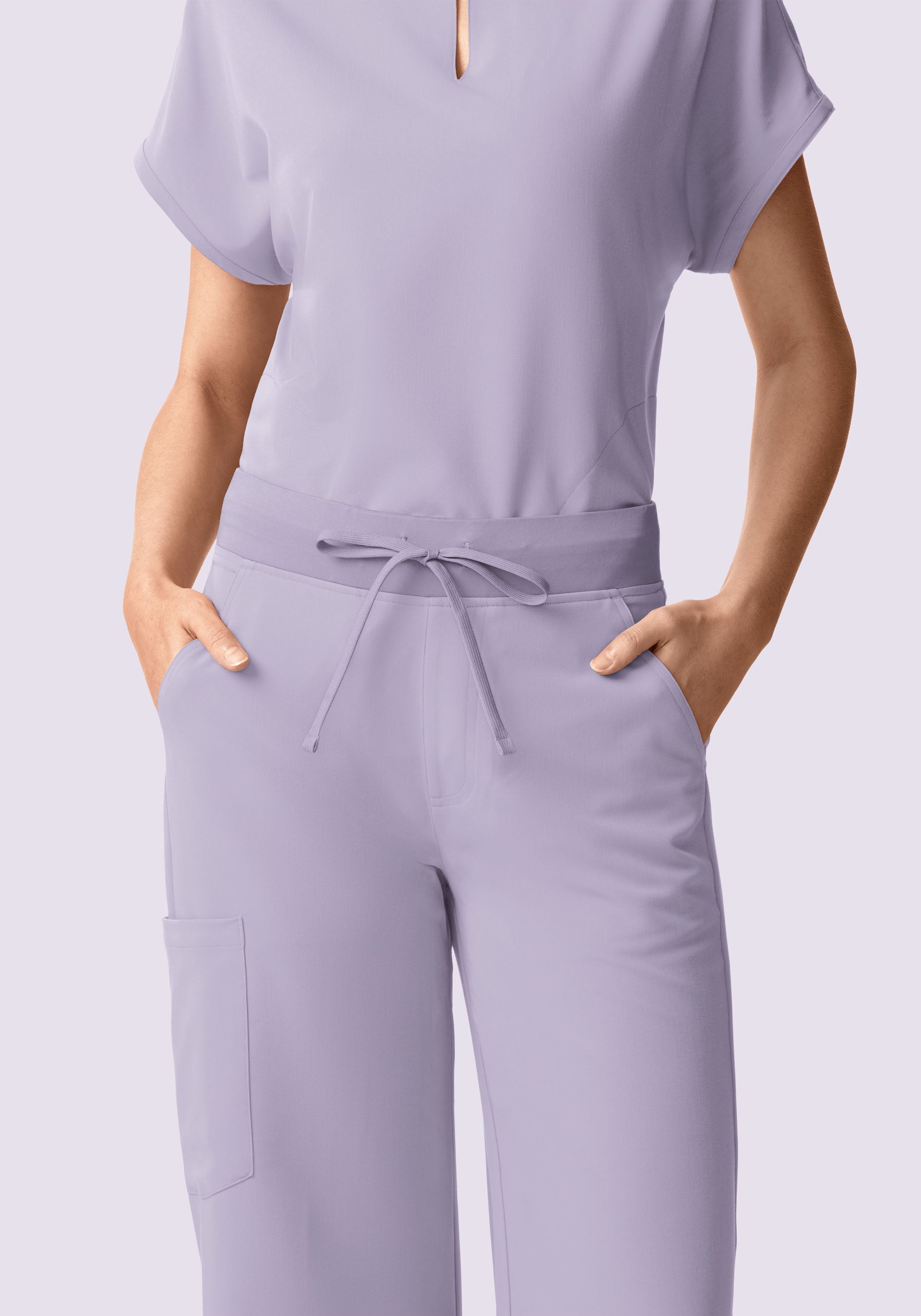 High Waisted Wide Leg Ube