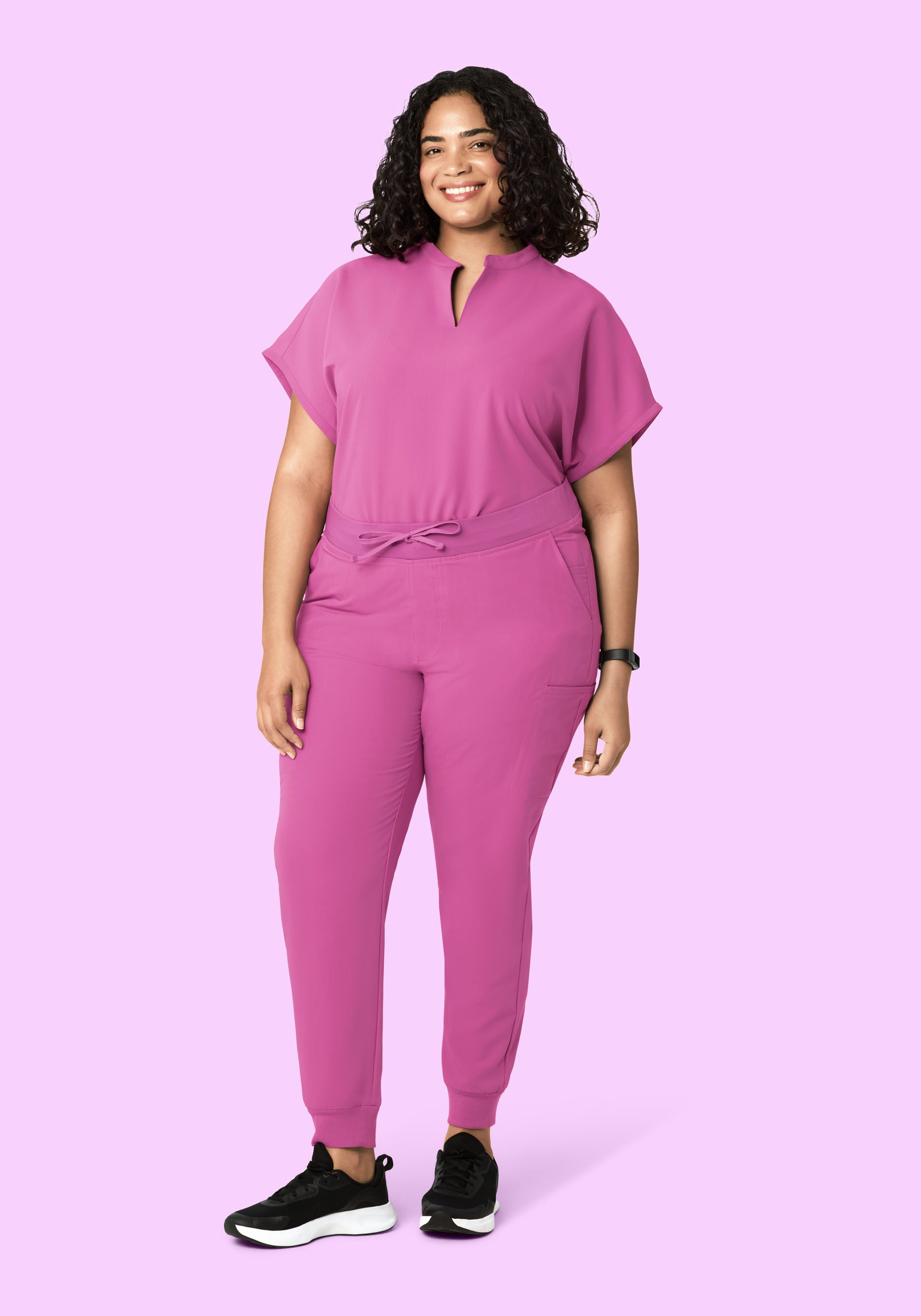 Women's Mid-Rise 11-Pocket Jogger Scrub Pants - Dahlia | Mandala