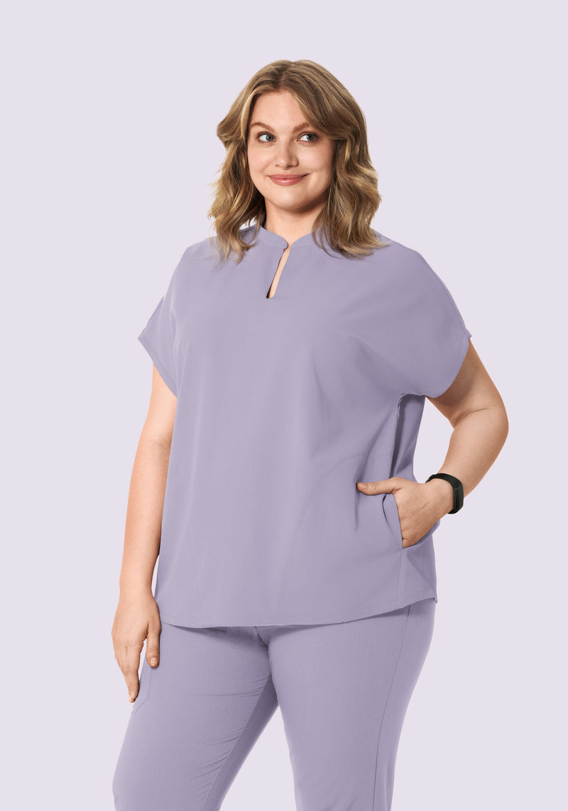 Mandarin Dolman Top Ube