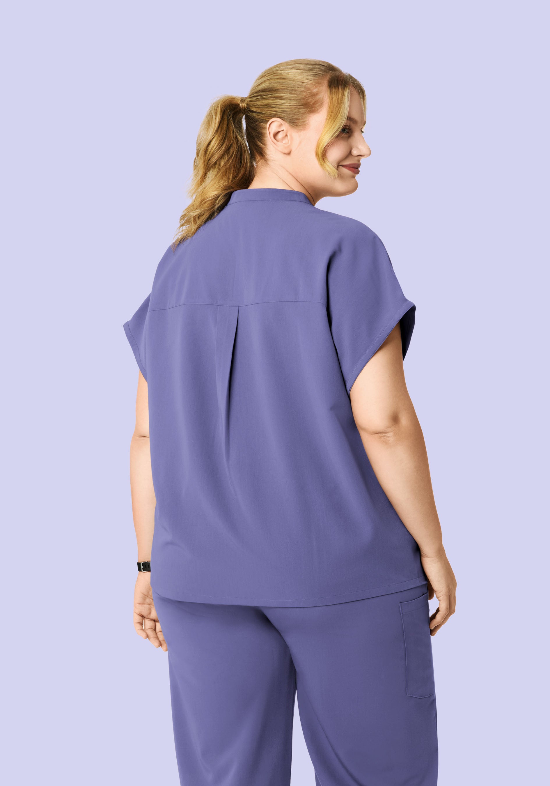 Mandarin Dolman Top Nightshade