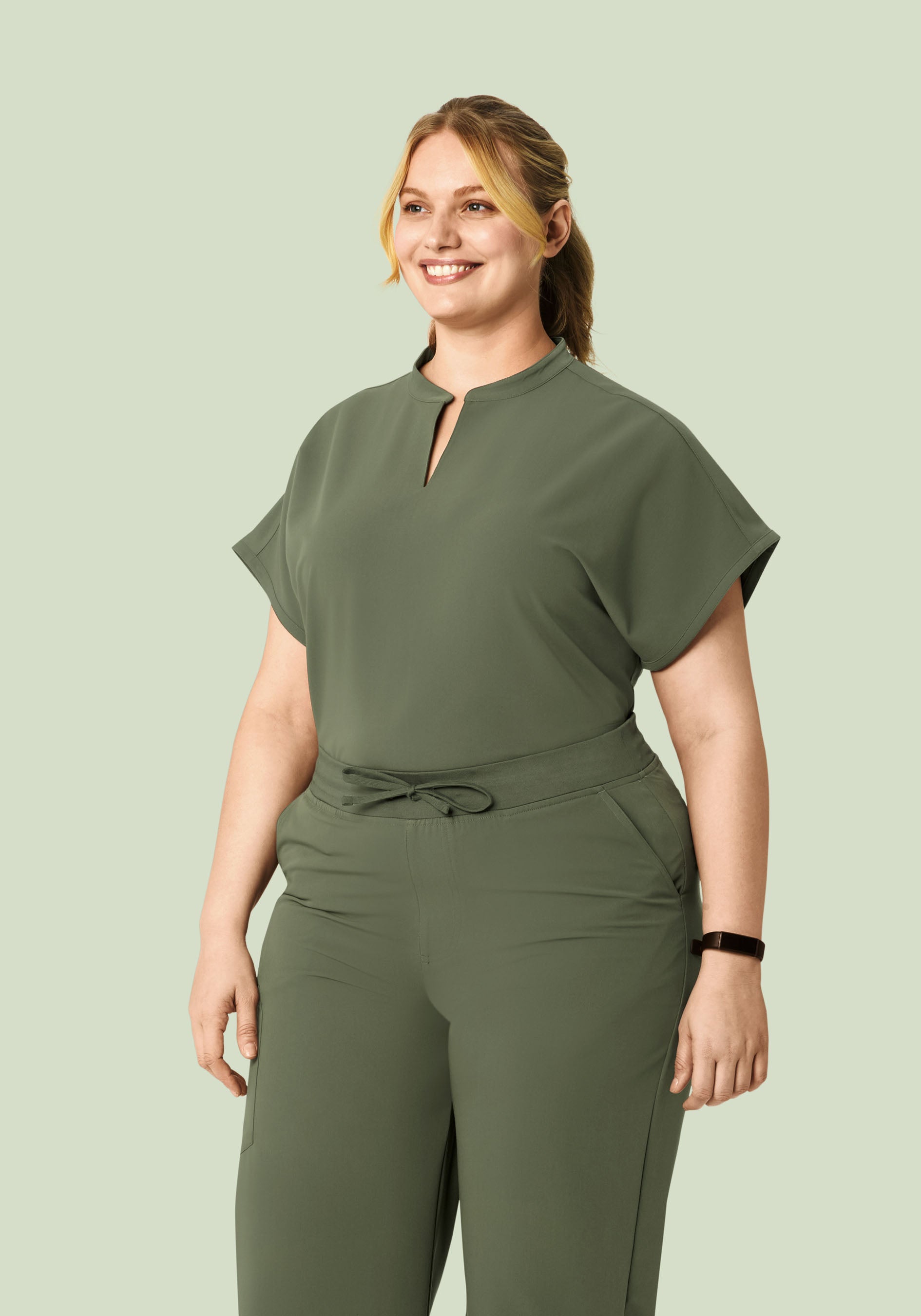 Mandarin Dolman Top Thyme