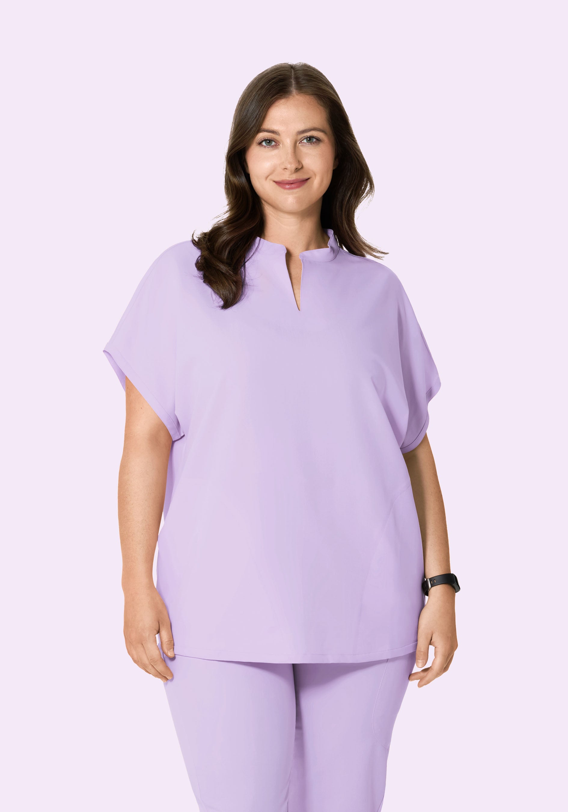 Mandarin Dolman Top Cool Lavender