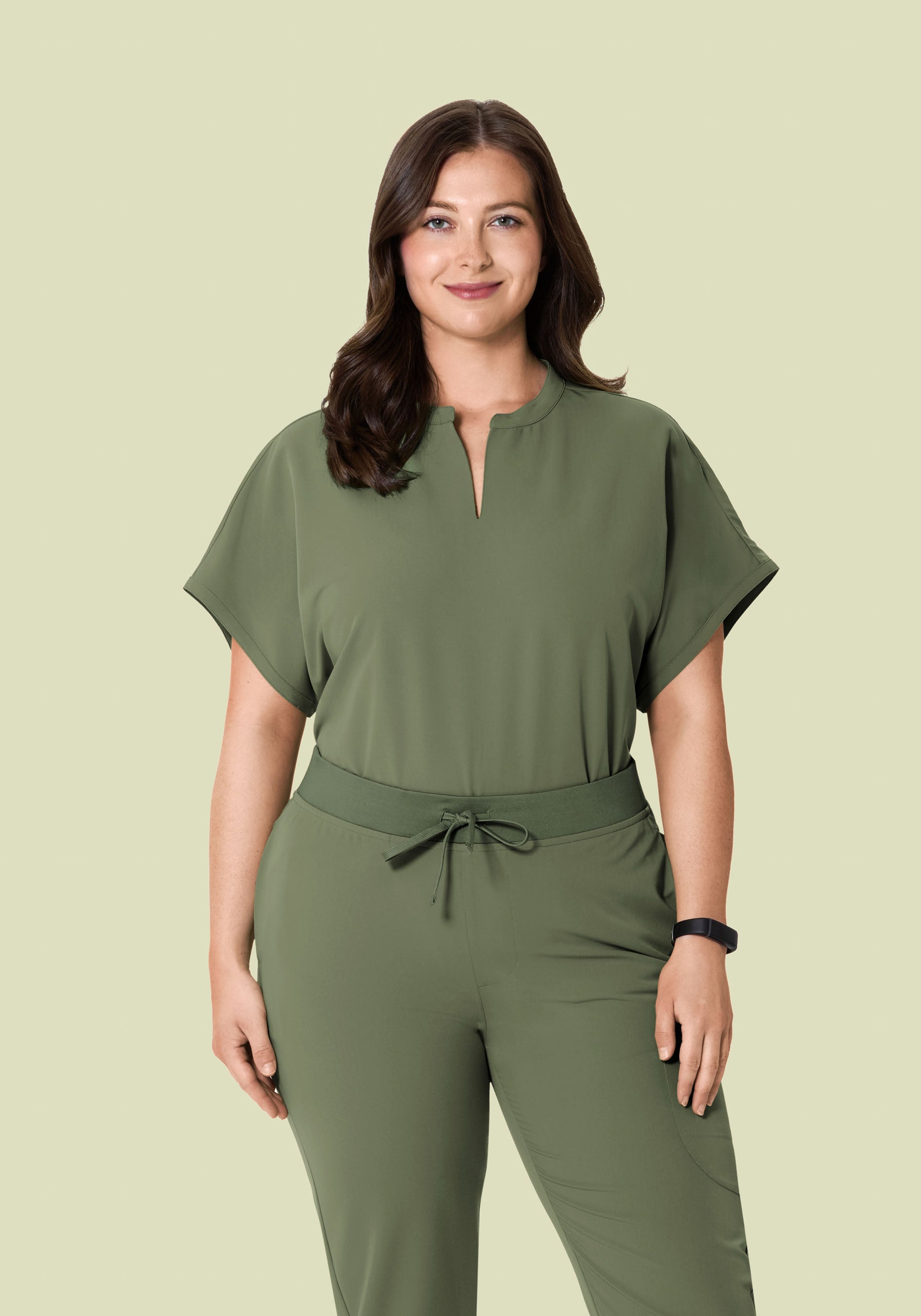 Mandarin Dolman Top Sage