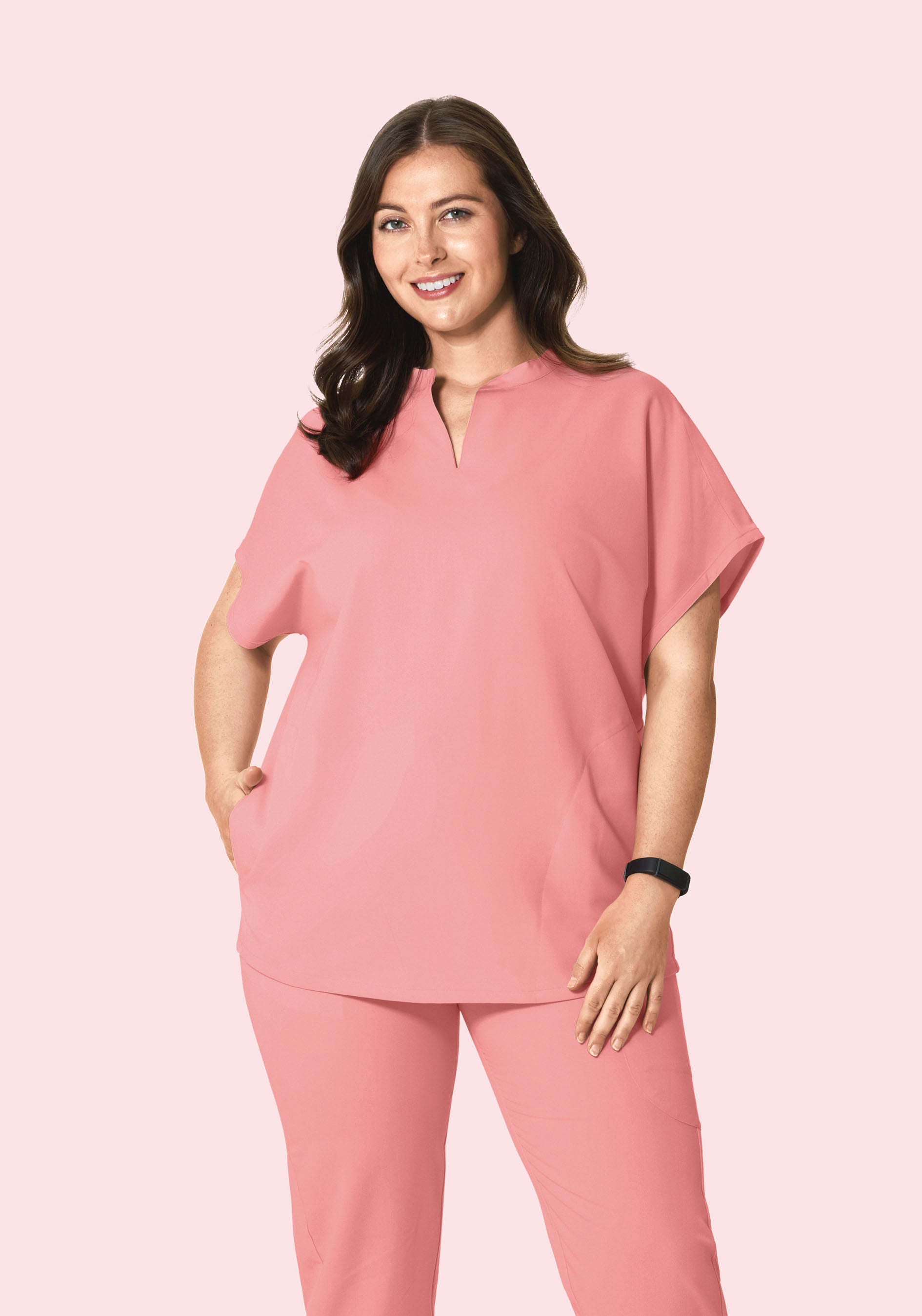 Mandarin Dolman Top Sorbet