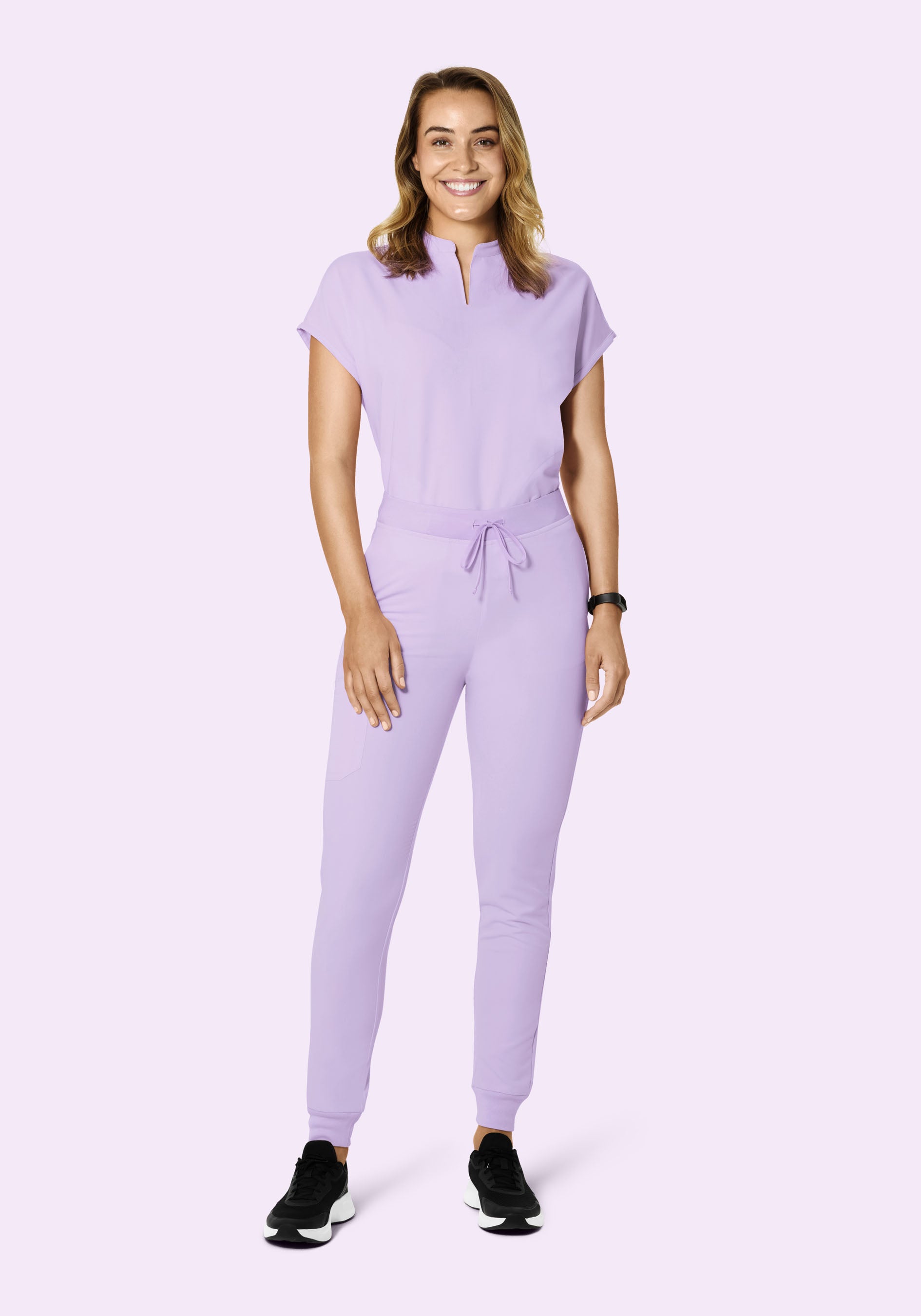 Mandarin Dolman Top Cool Lavender