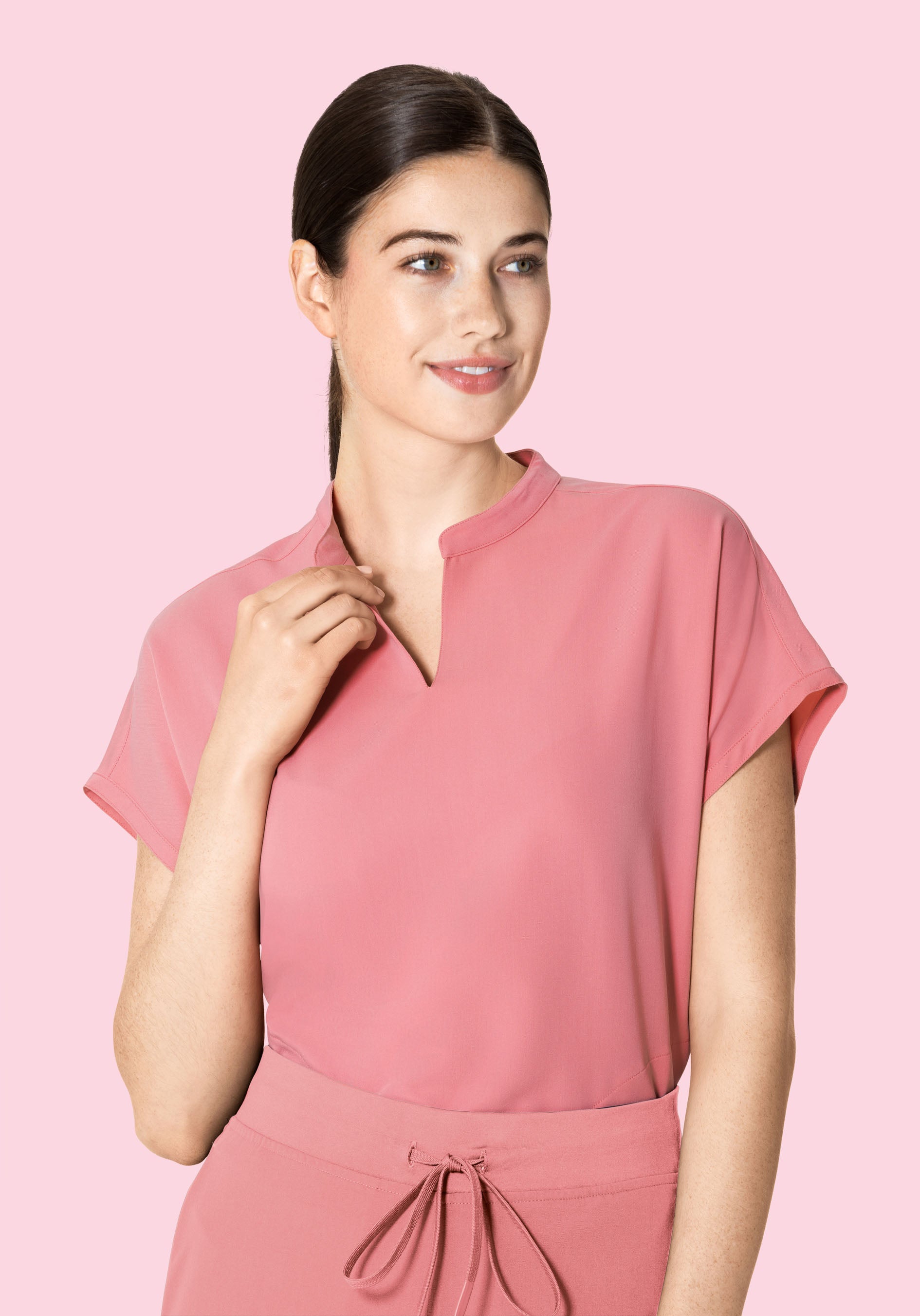 Mandarin Dolman Top Peony