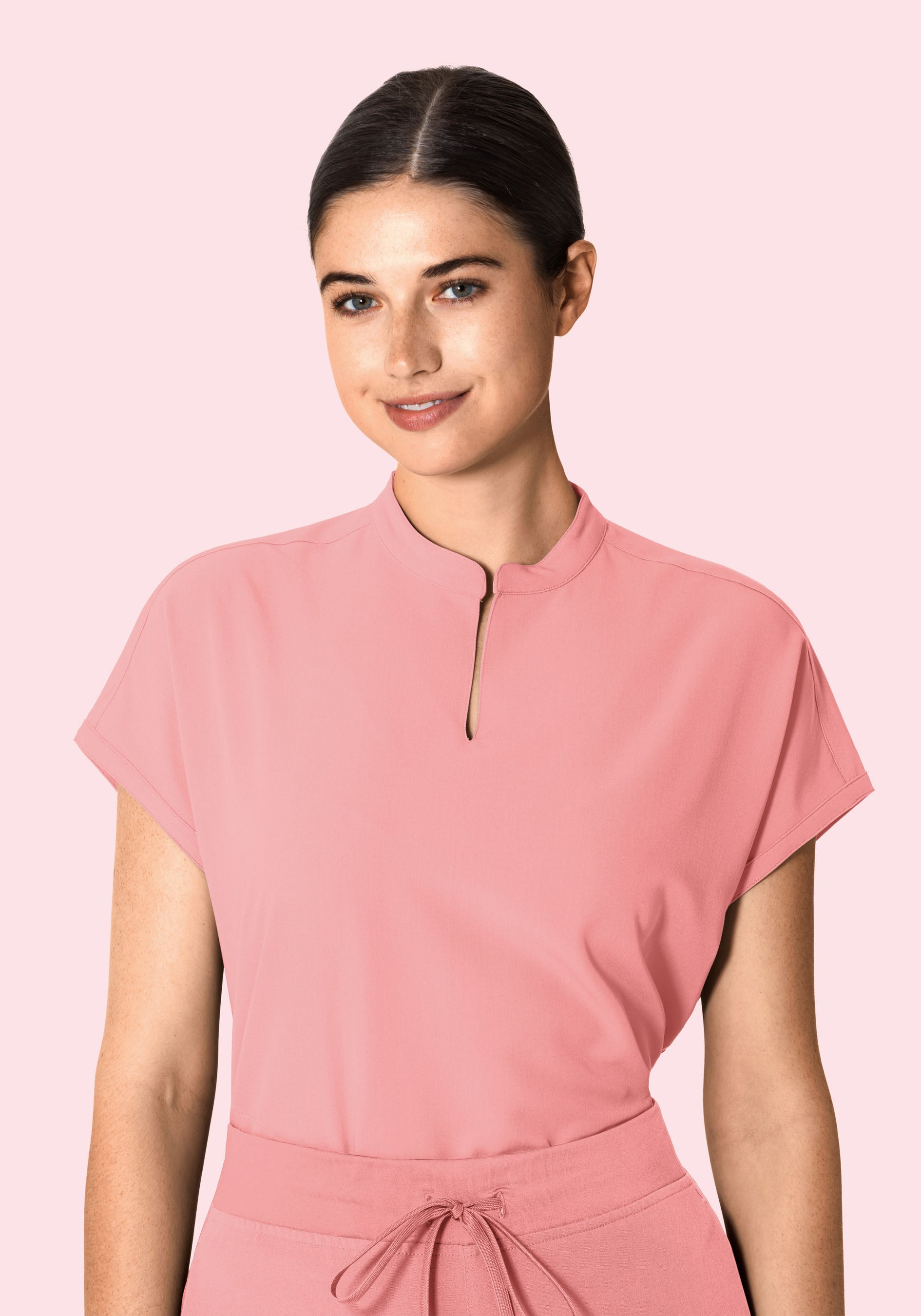 Mandarin Dolman Top Sorbet