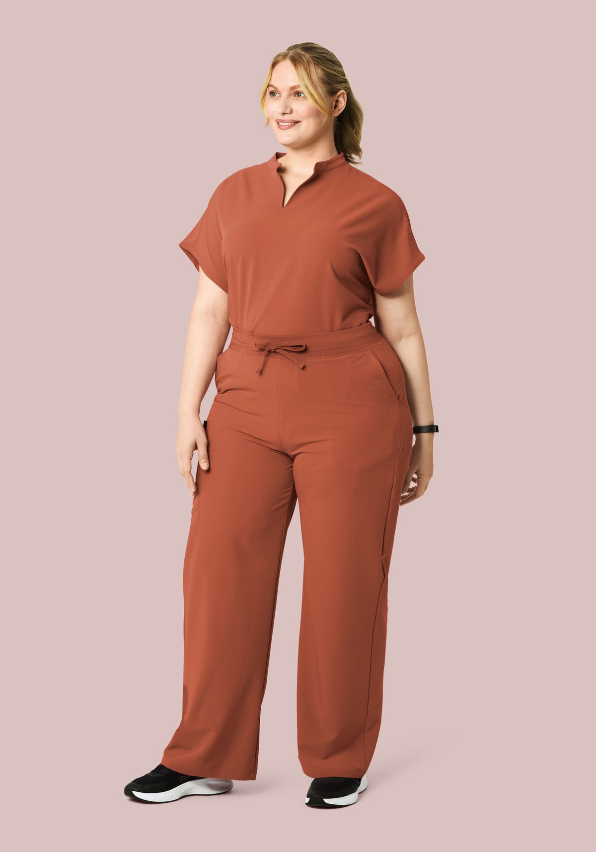 Mandarin Dolman Top Chestnut