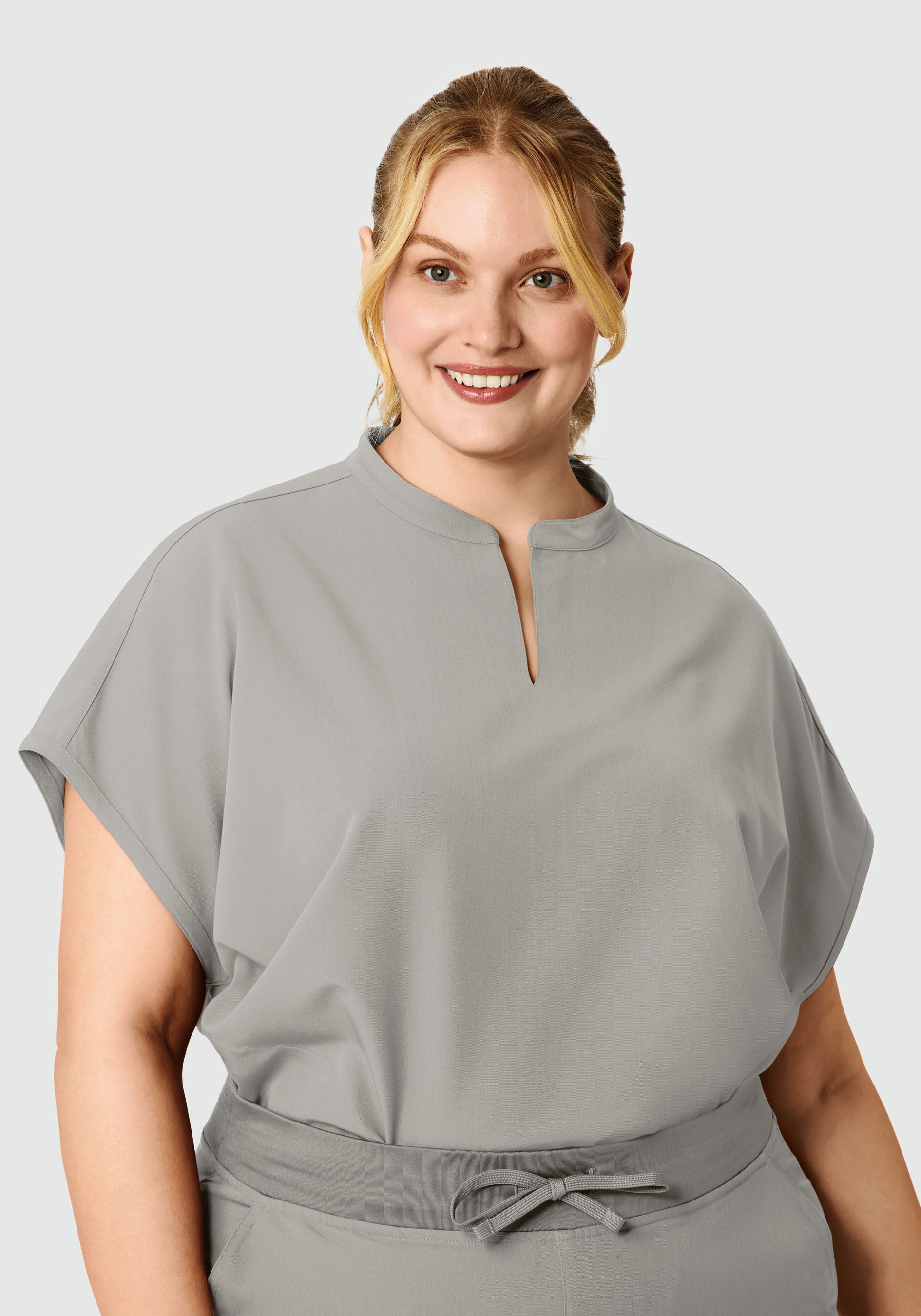 Mandarin Dolman Top Flint