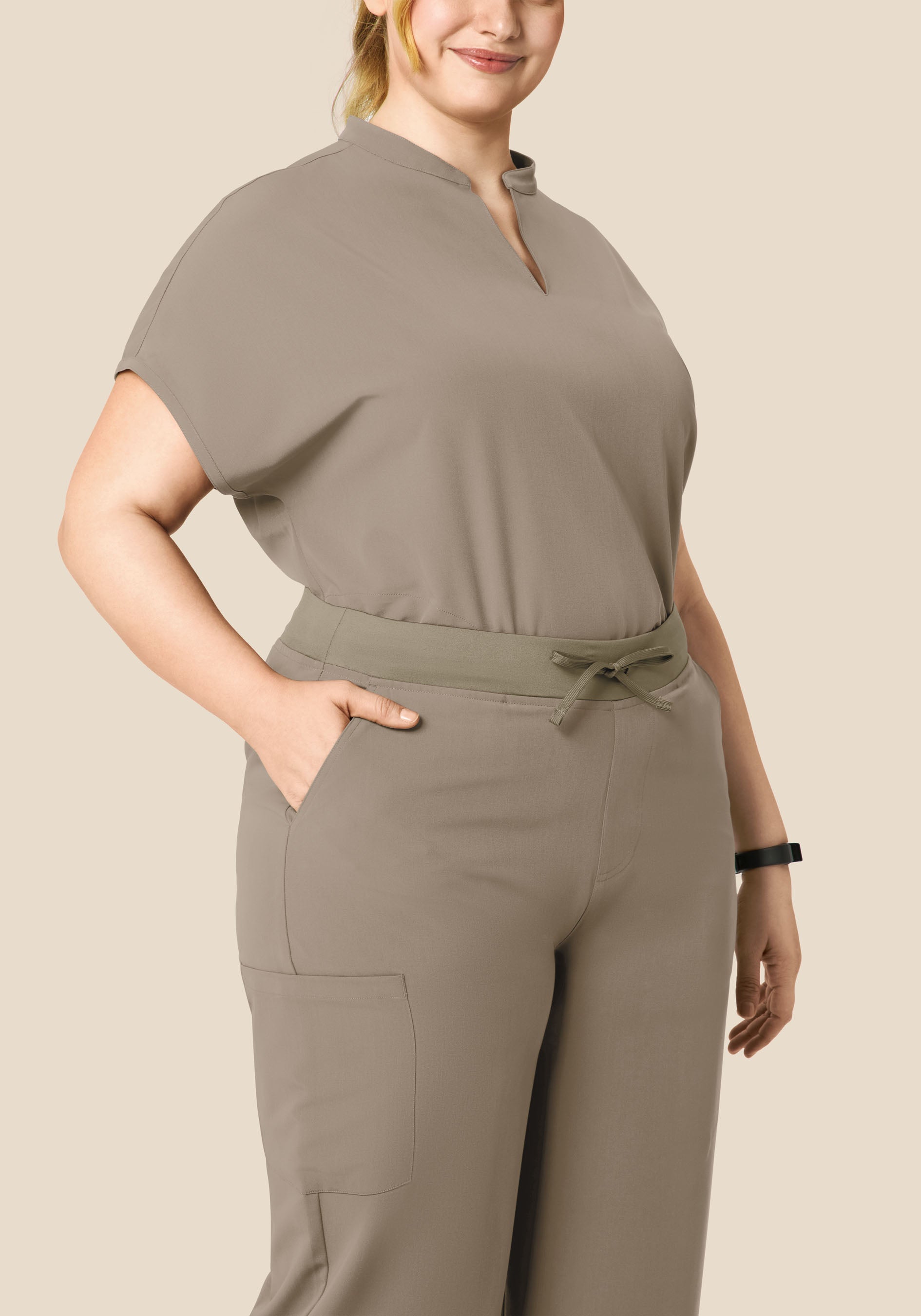 High Waisted Wide Leg Macchiato