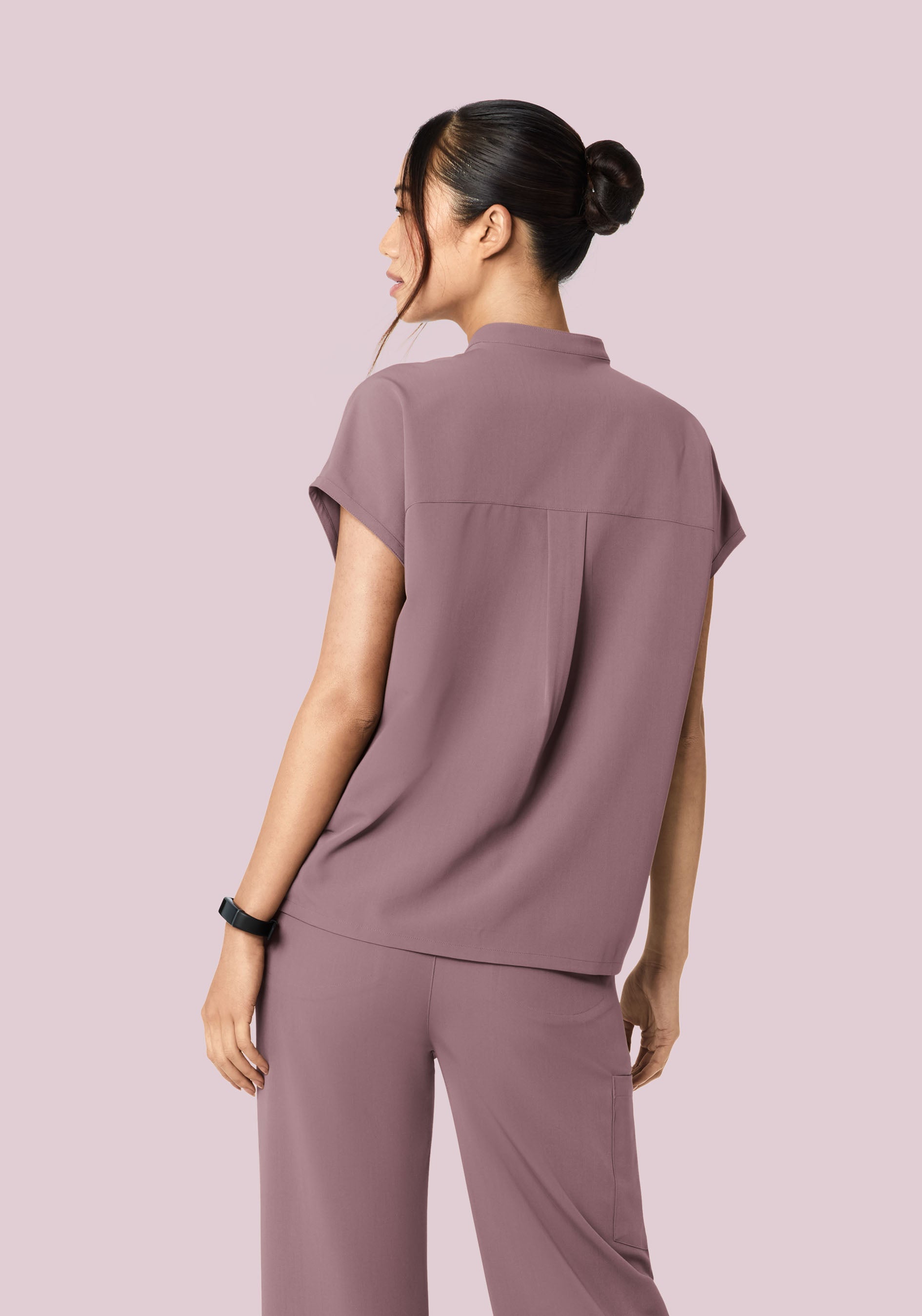 Mandarin Dolman Top Moondust