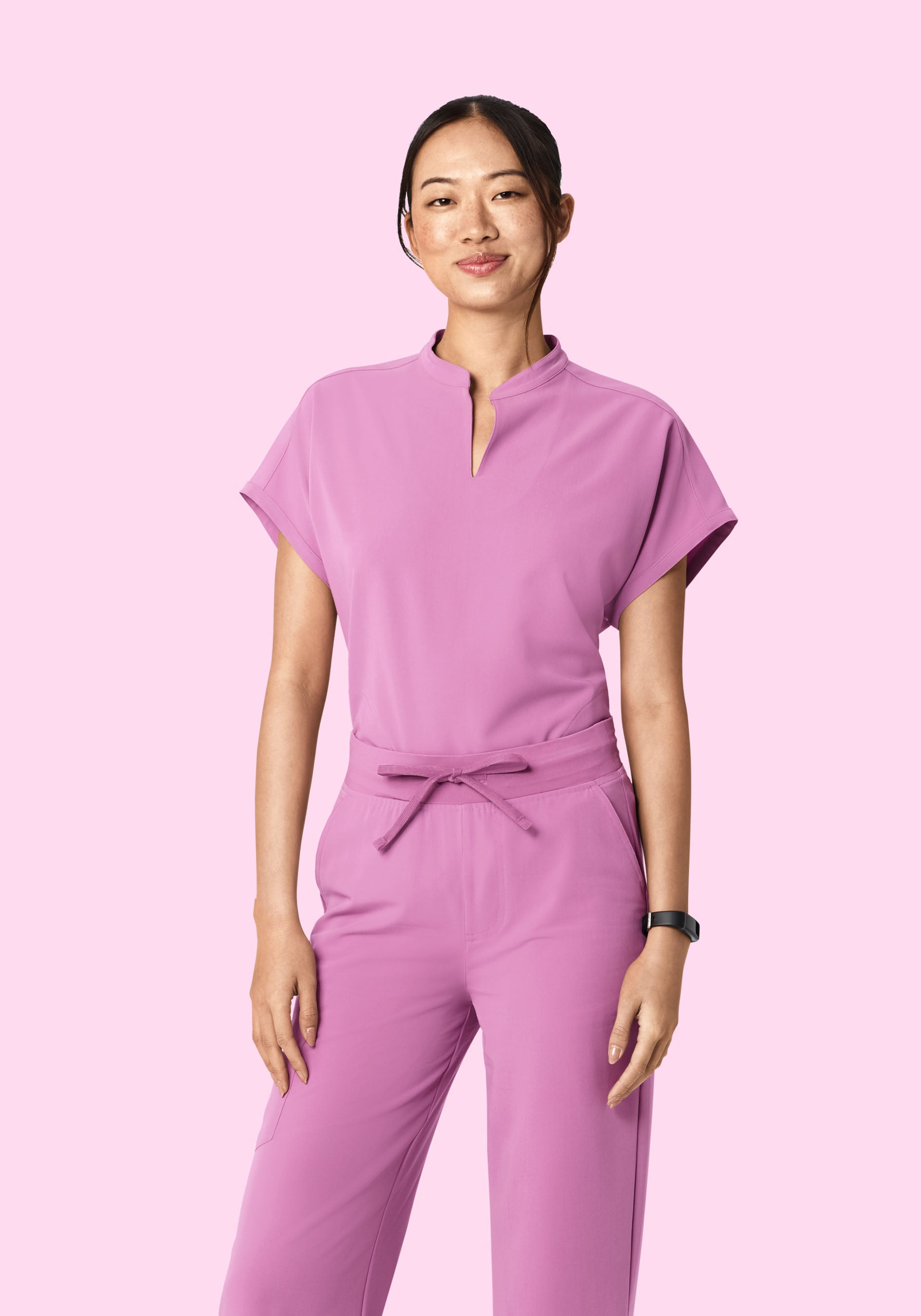 Mandarin Dolman Top Mulberry