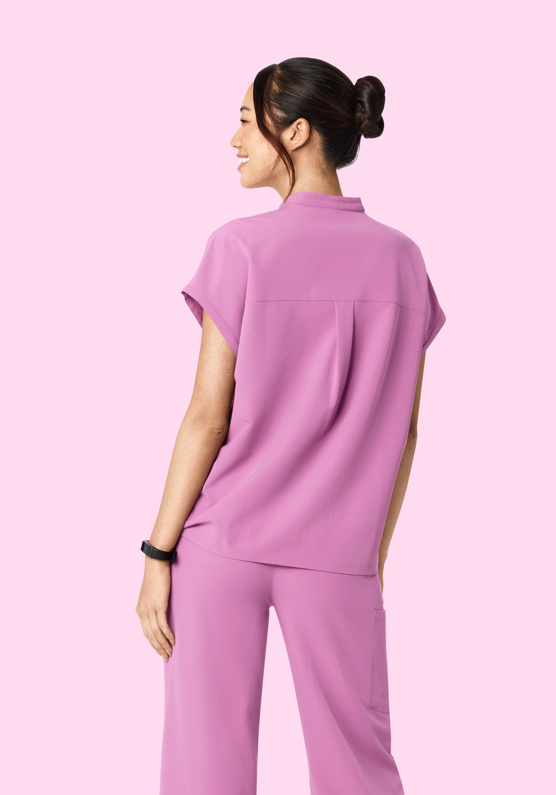 Mandarin Dolman Top Mulberry