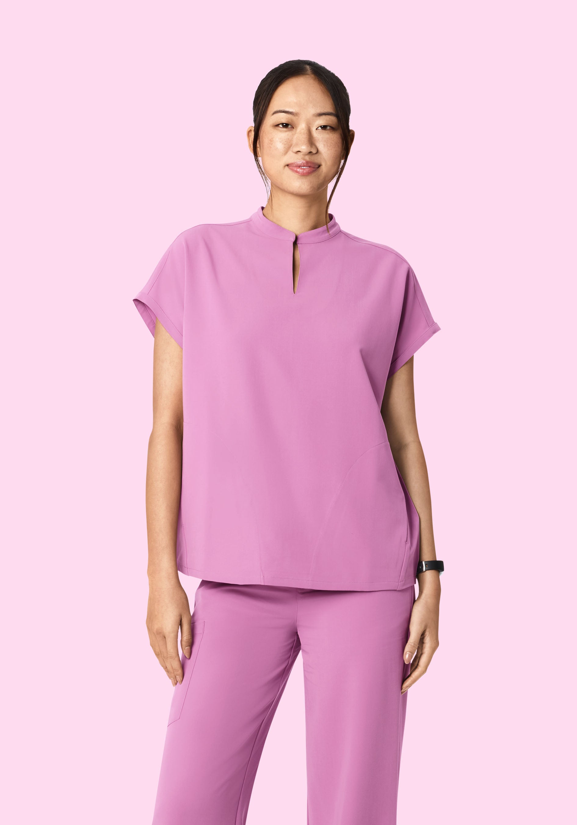 Mandarin Dolman Top Mulberry