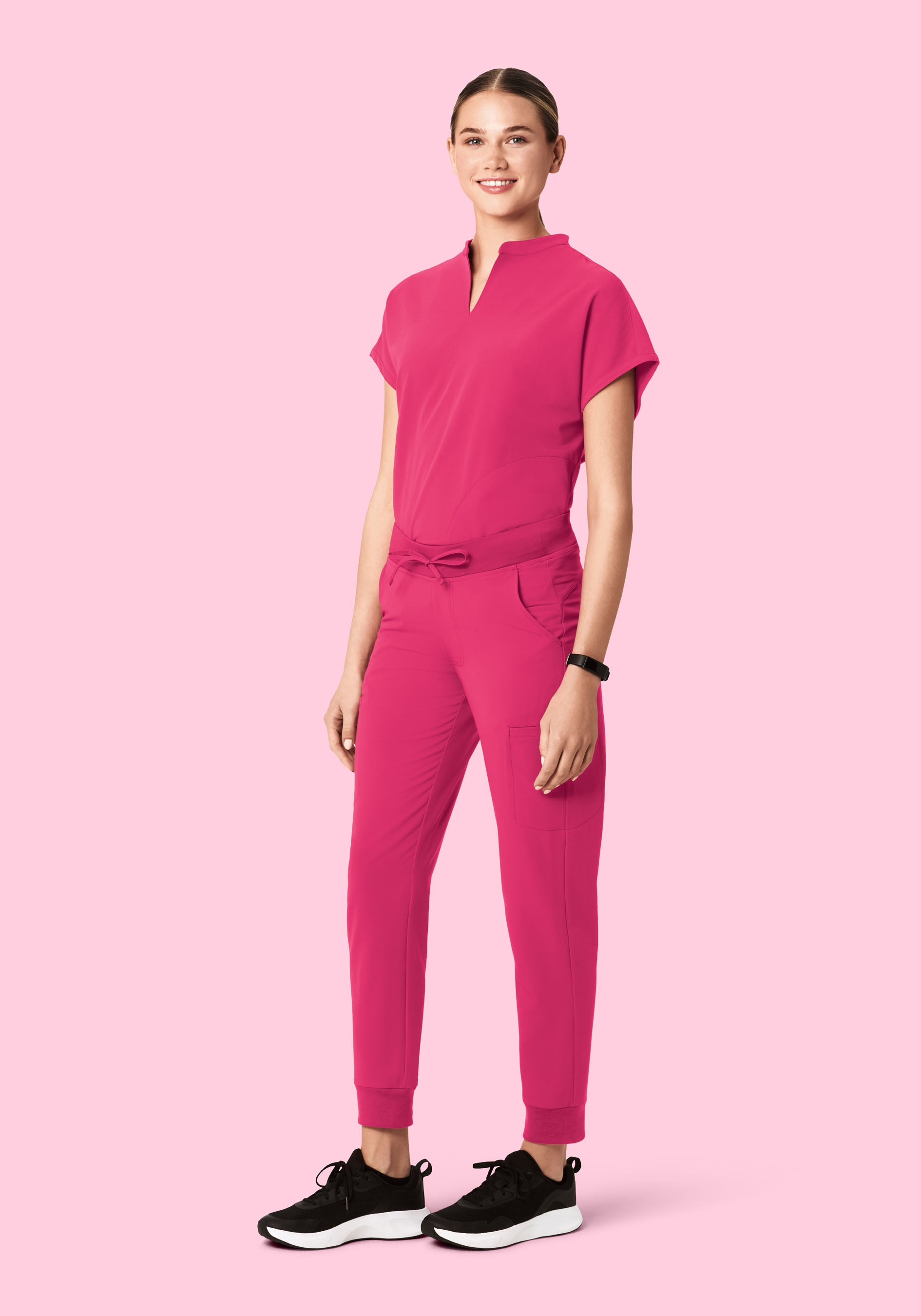 11 Pocket Joggers Hot Pink