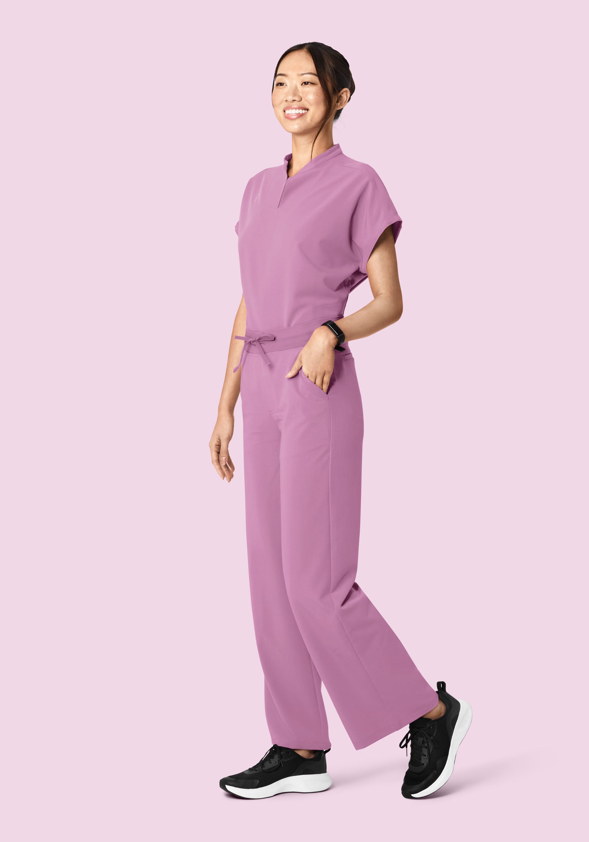 High Waisted Wide Leg Lilac