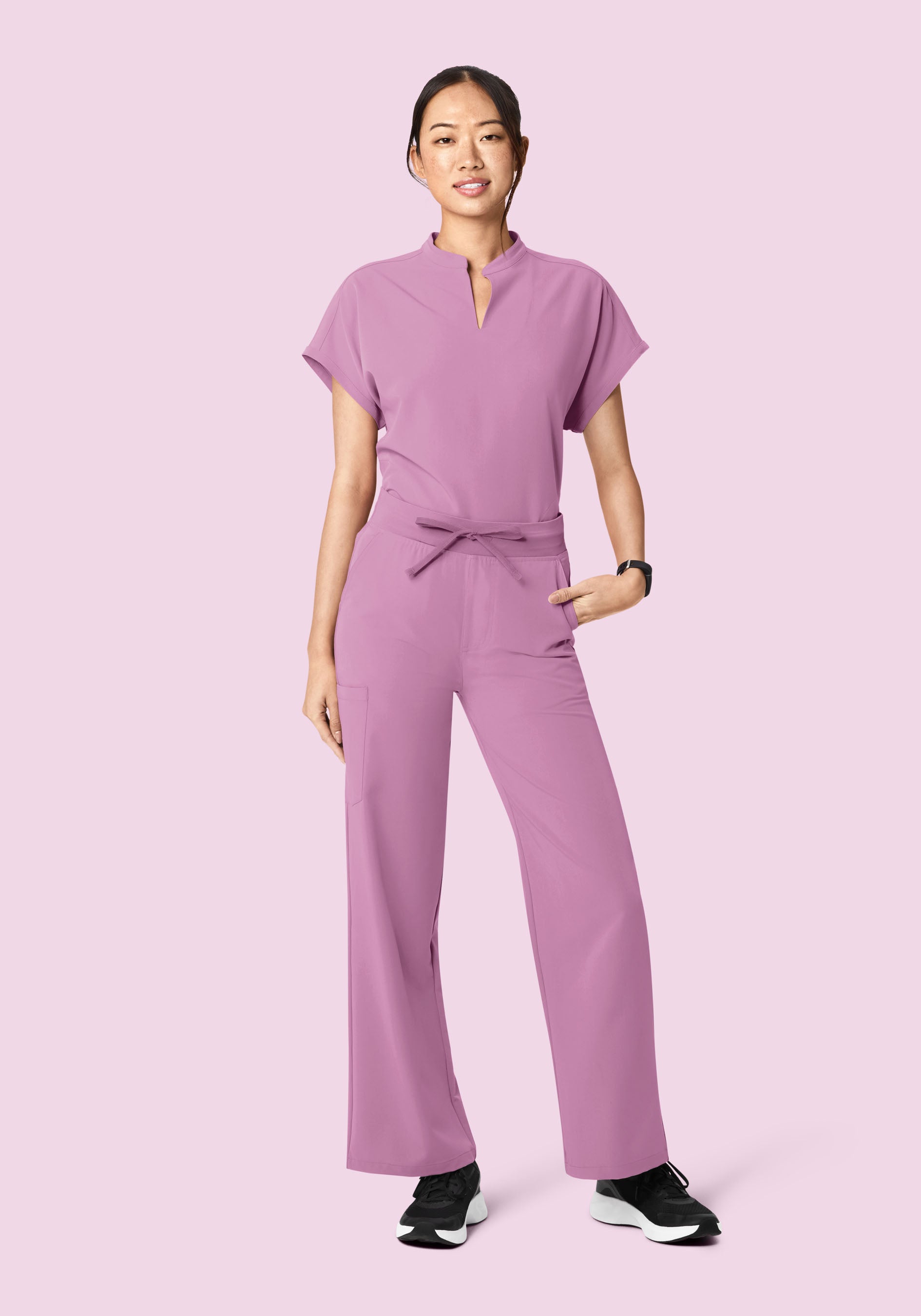 High Waisted Wide Leg Lilac