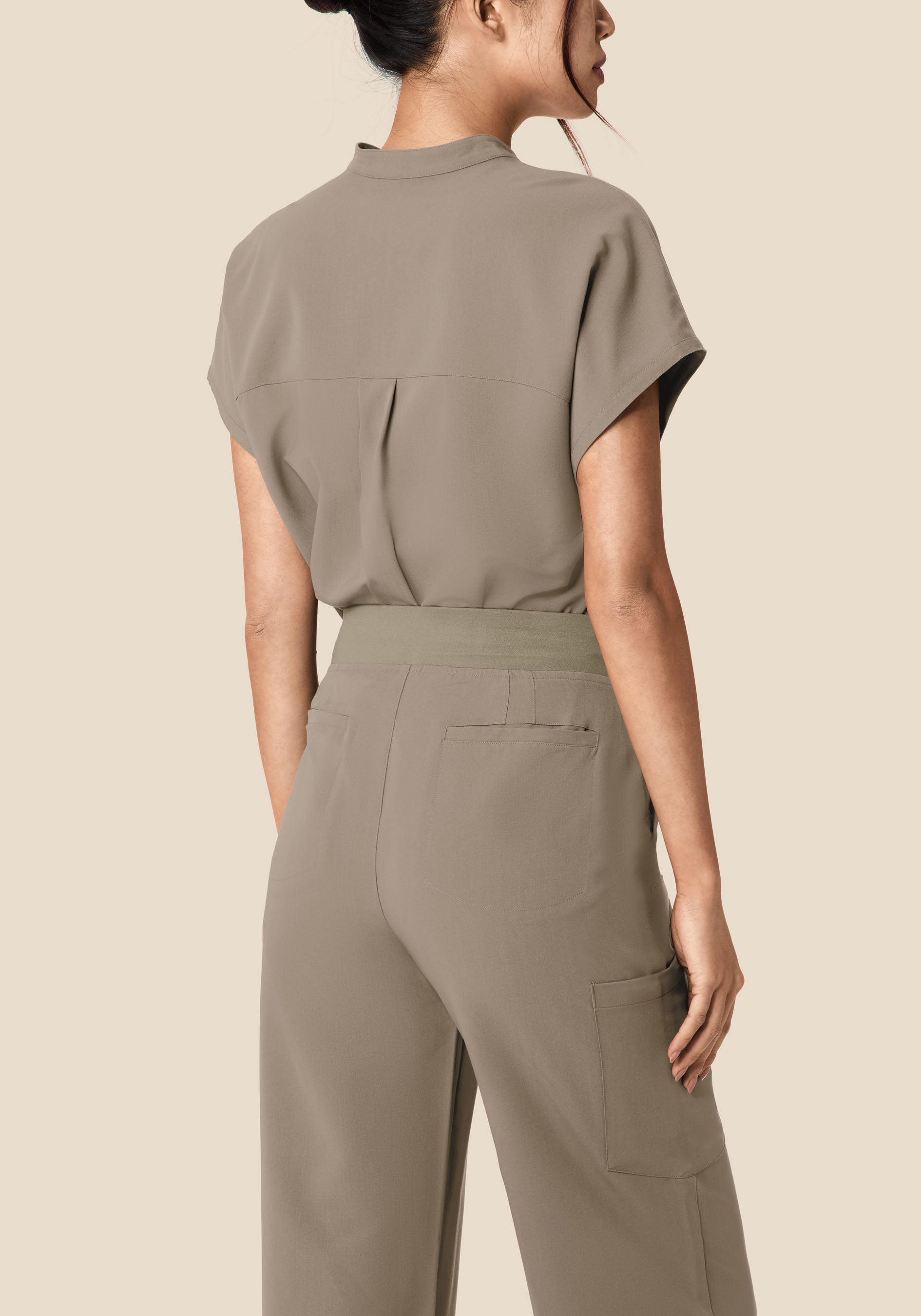 High Waisted Wide Leg Macchiato