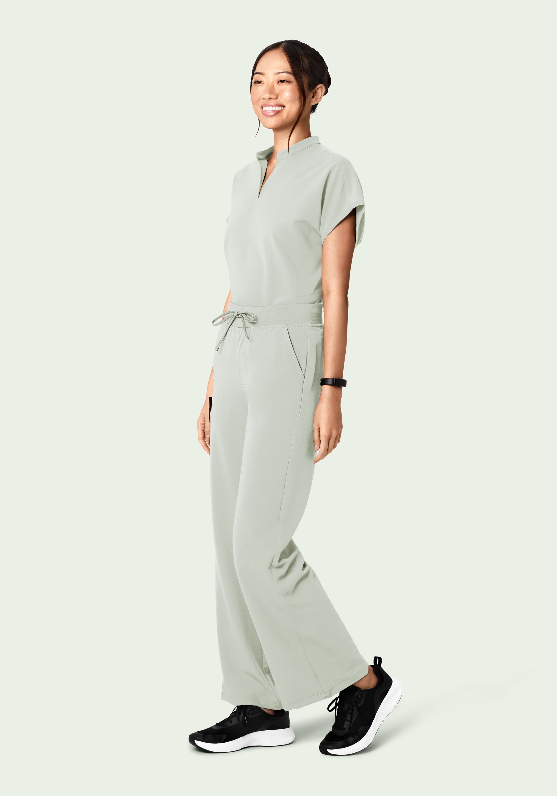 High Waisted Wide Leg Northern Droplet