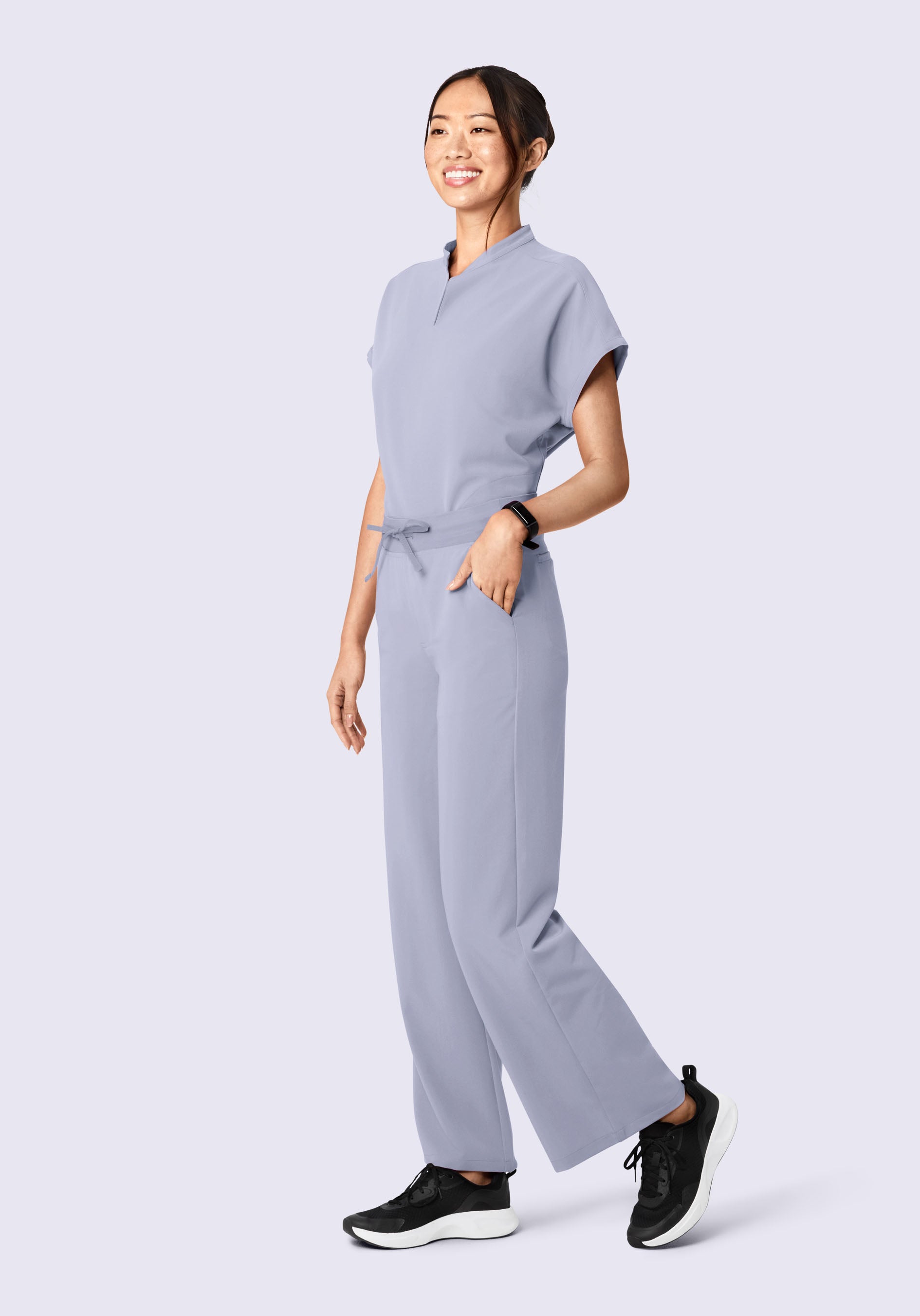 Mandarin Dolman Top Wisteria