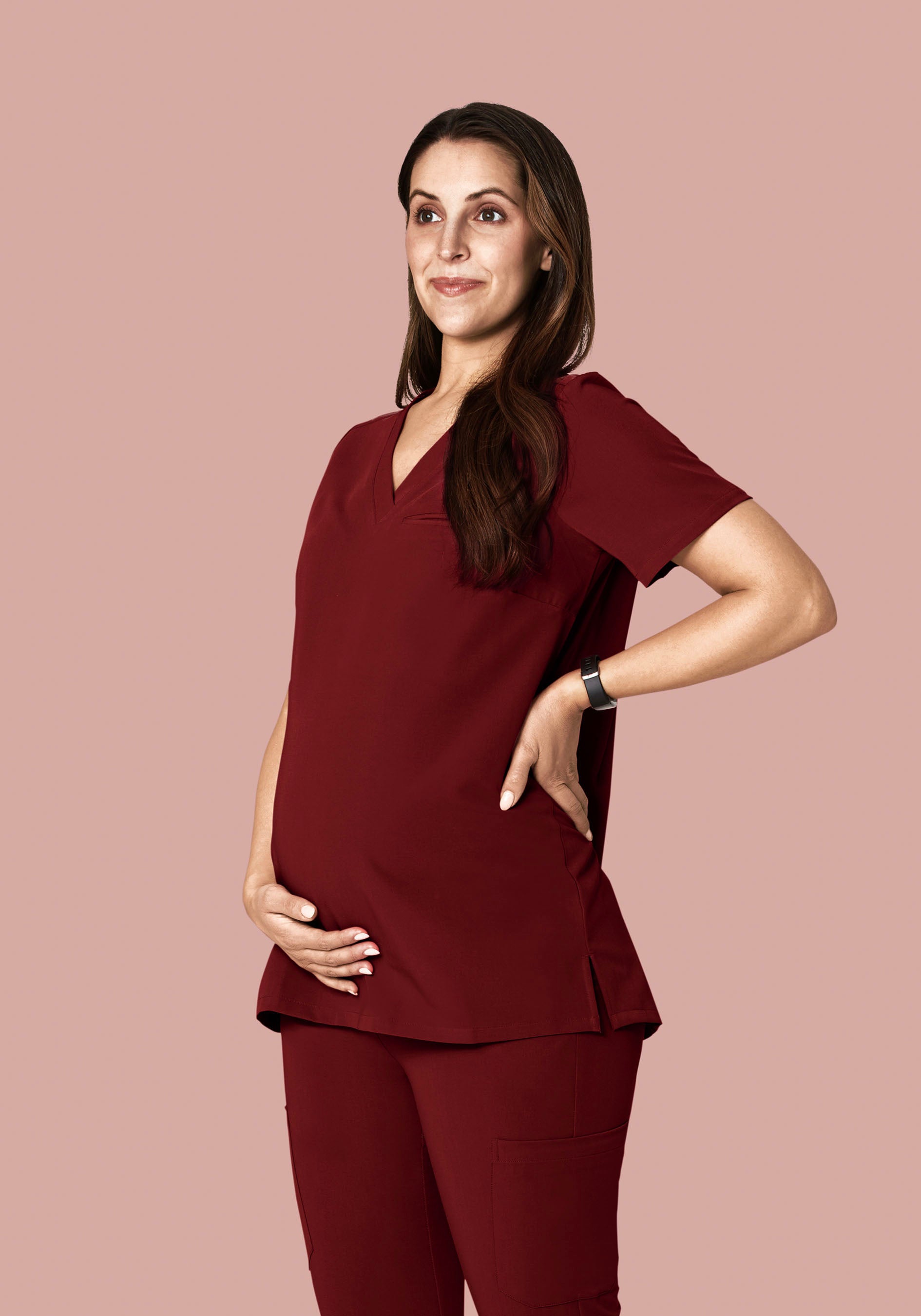 Maternity One Pocket Top Fired Brick