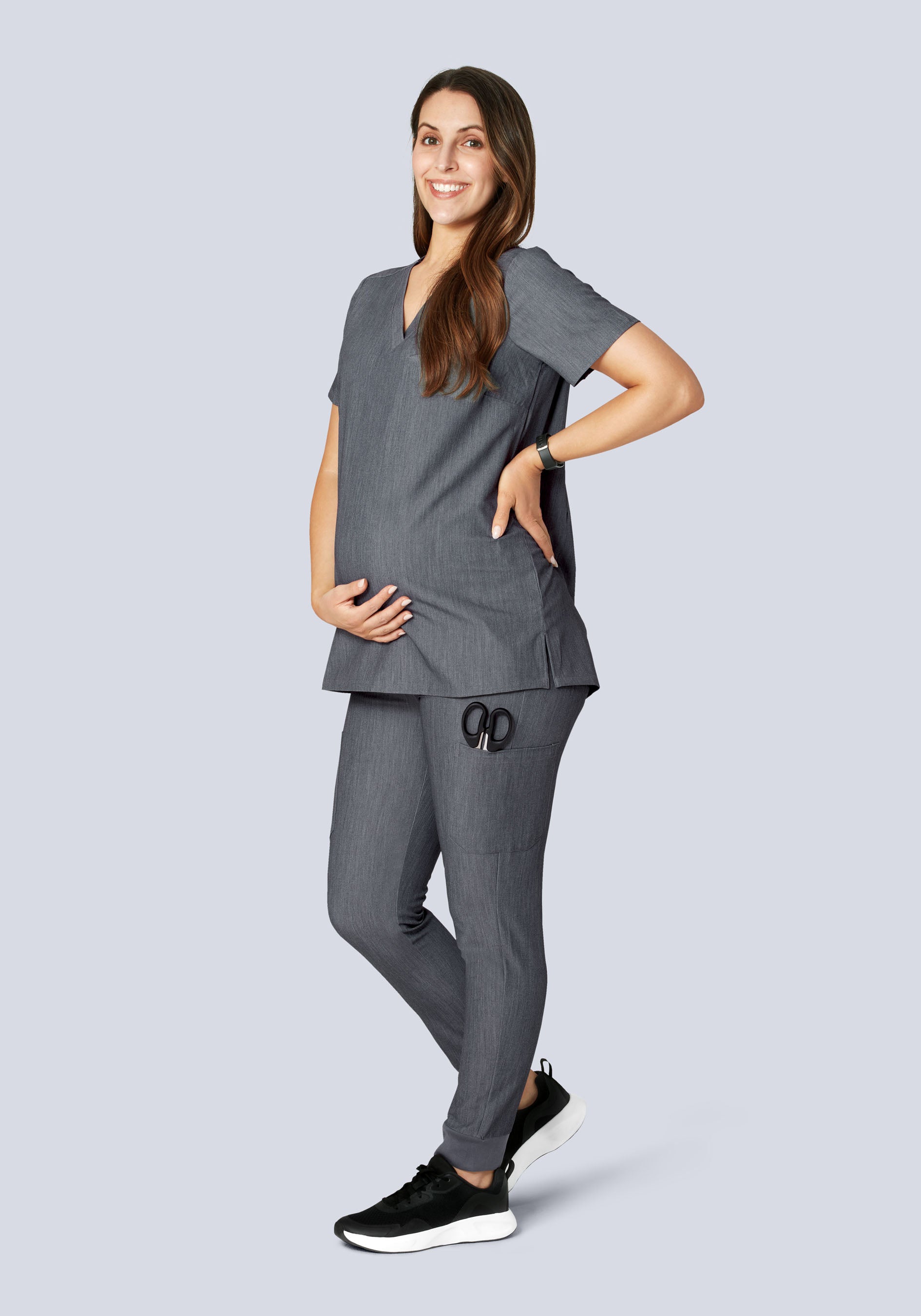 Maternity Joggers Gray