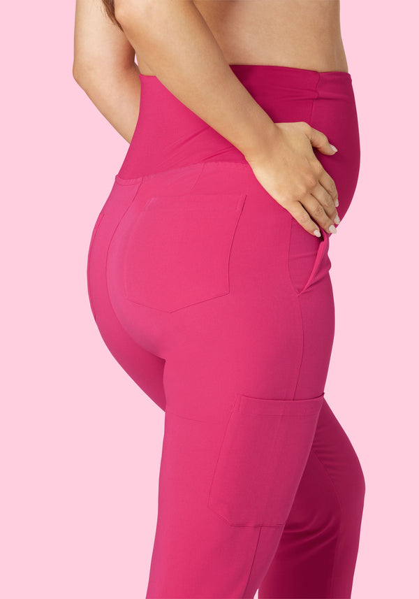 Maternity Joggers Hot Pink