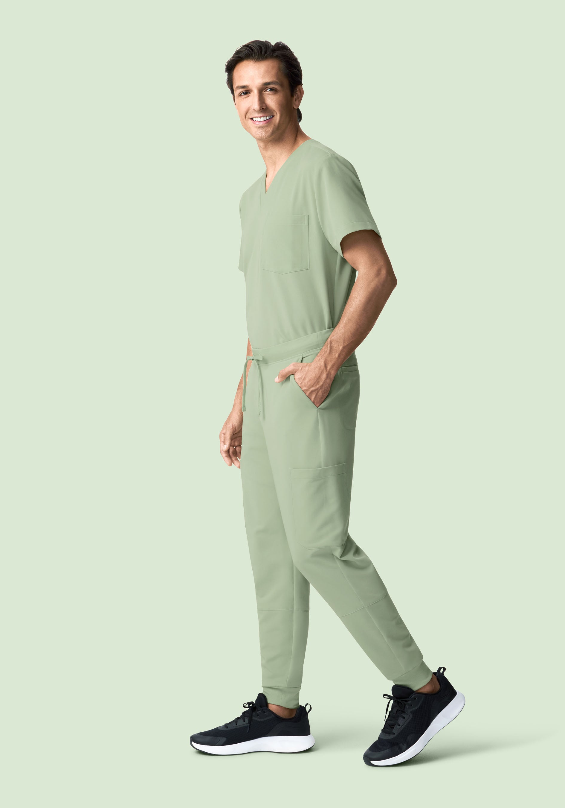 7 Pocket Joggers Green Tea