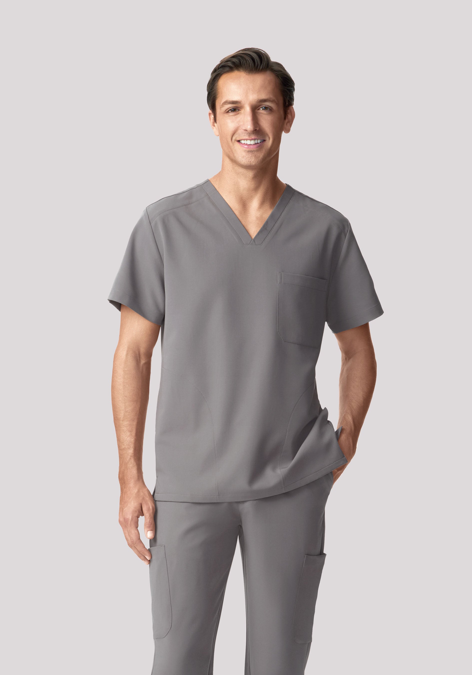 Three Pocket Top Oslo Gray