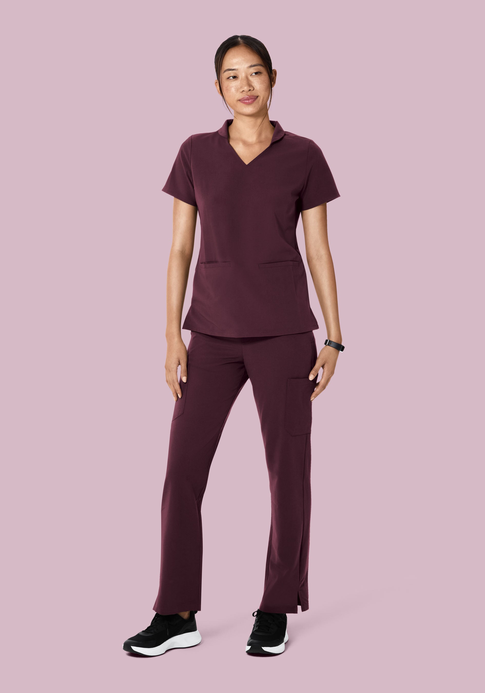 High Waisted Cargos Merlot