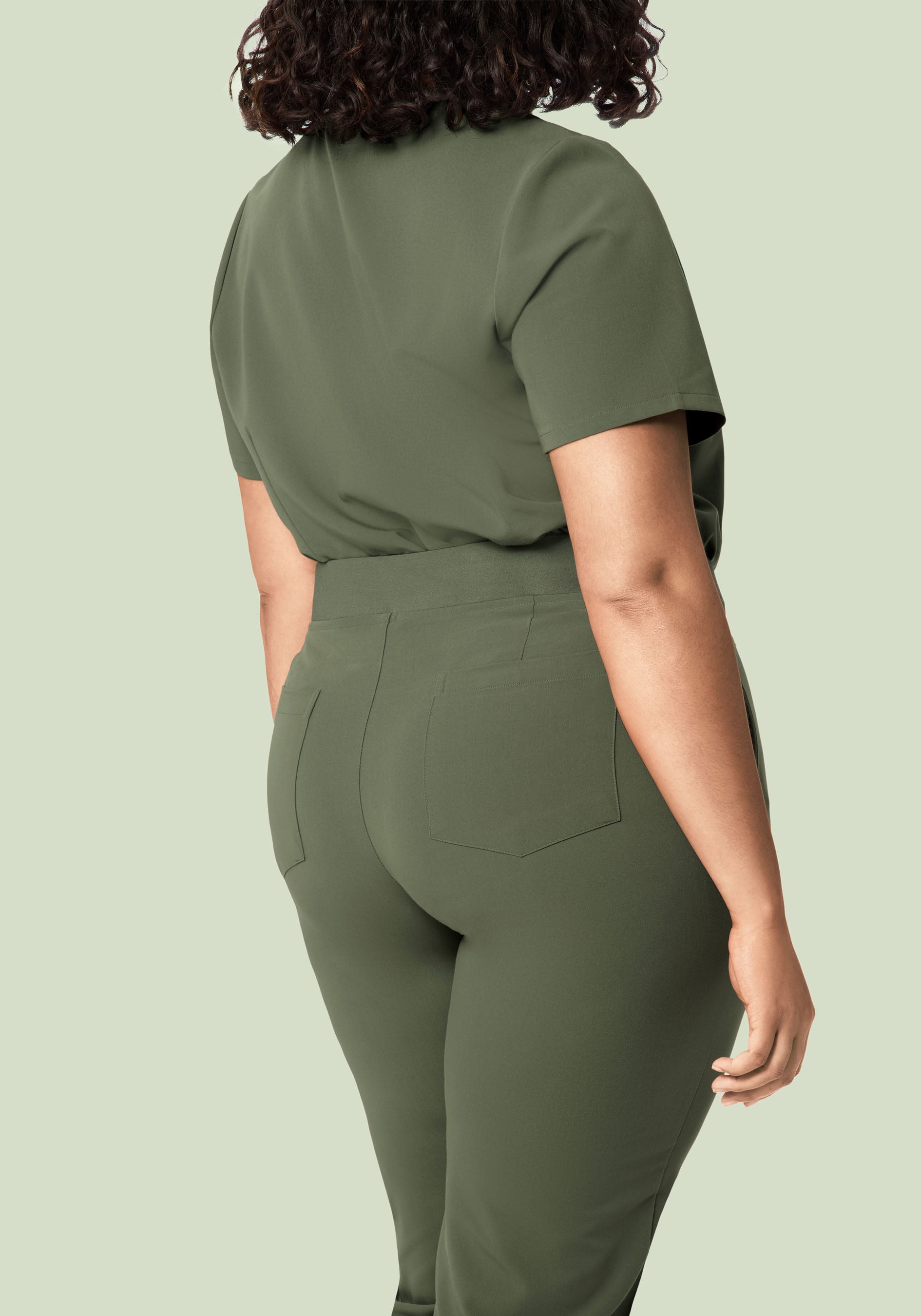 6 Pocket Slim Pants Thyme