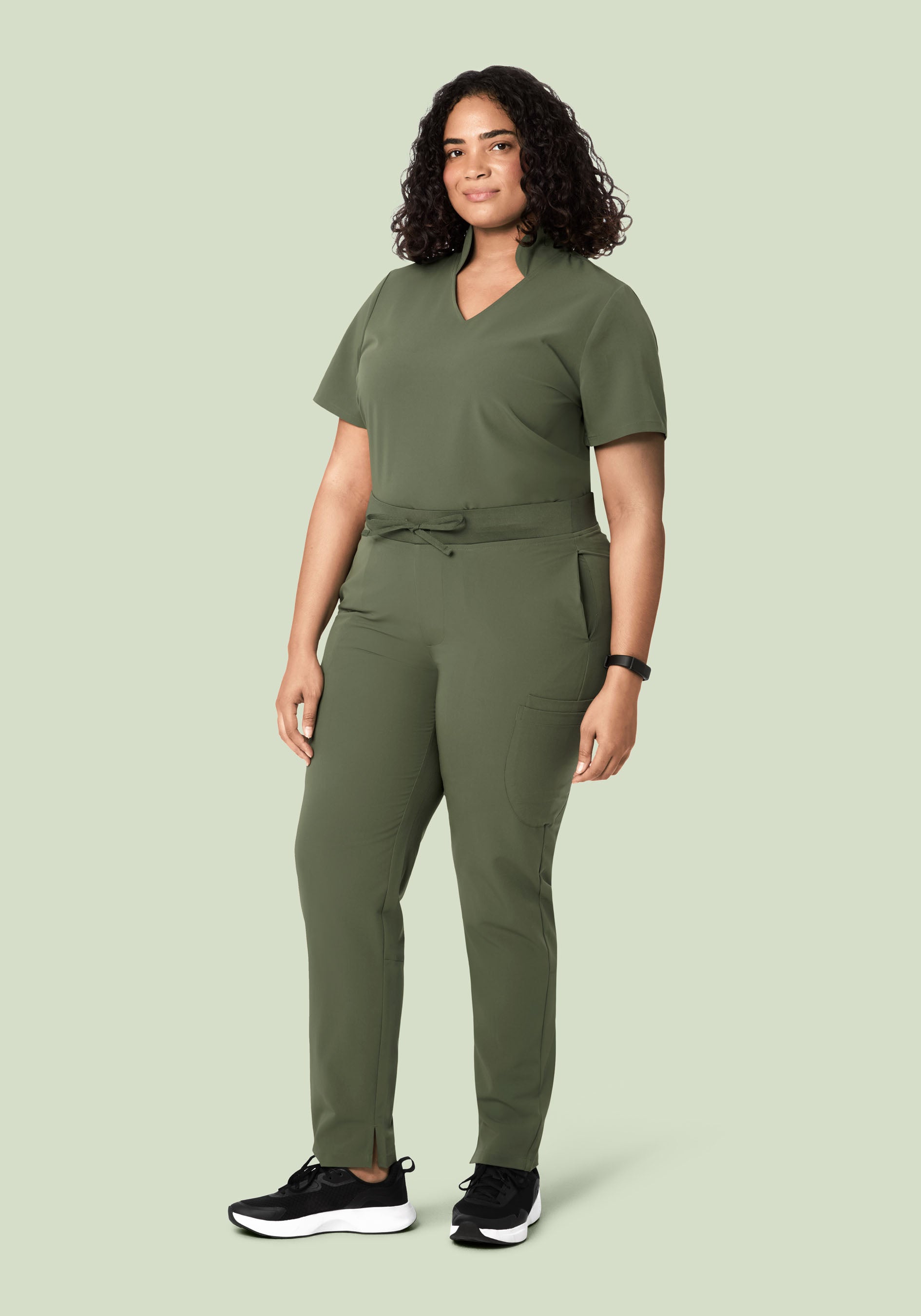 6 Pocket Slim Pants Thyme