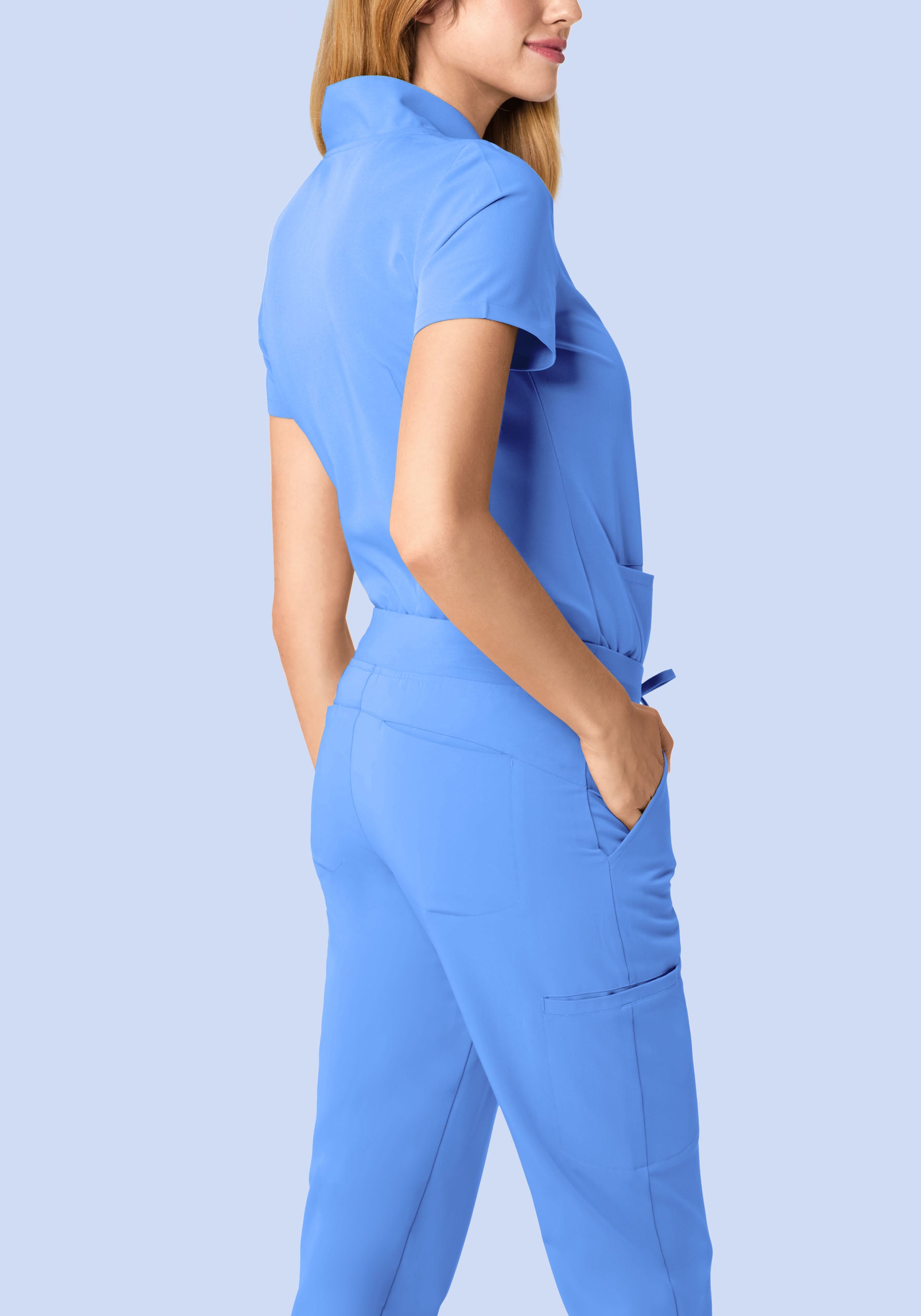 11 Pocket Joggers Ceil Blue