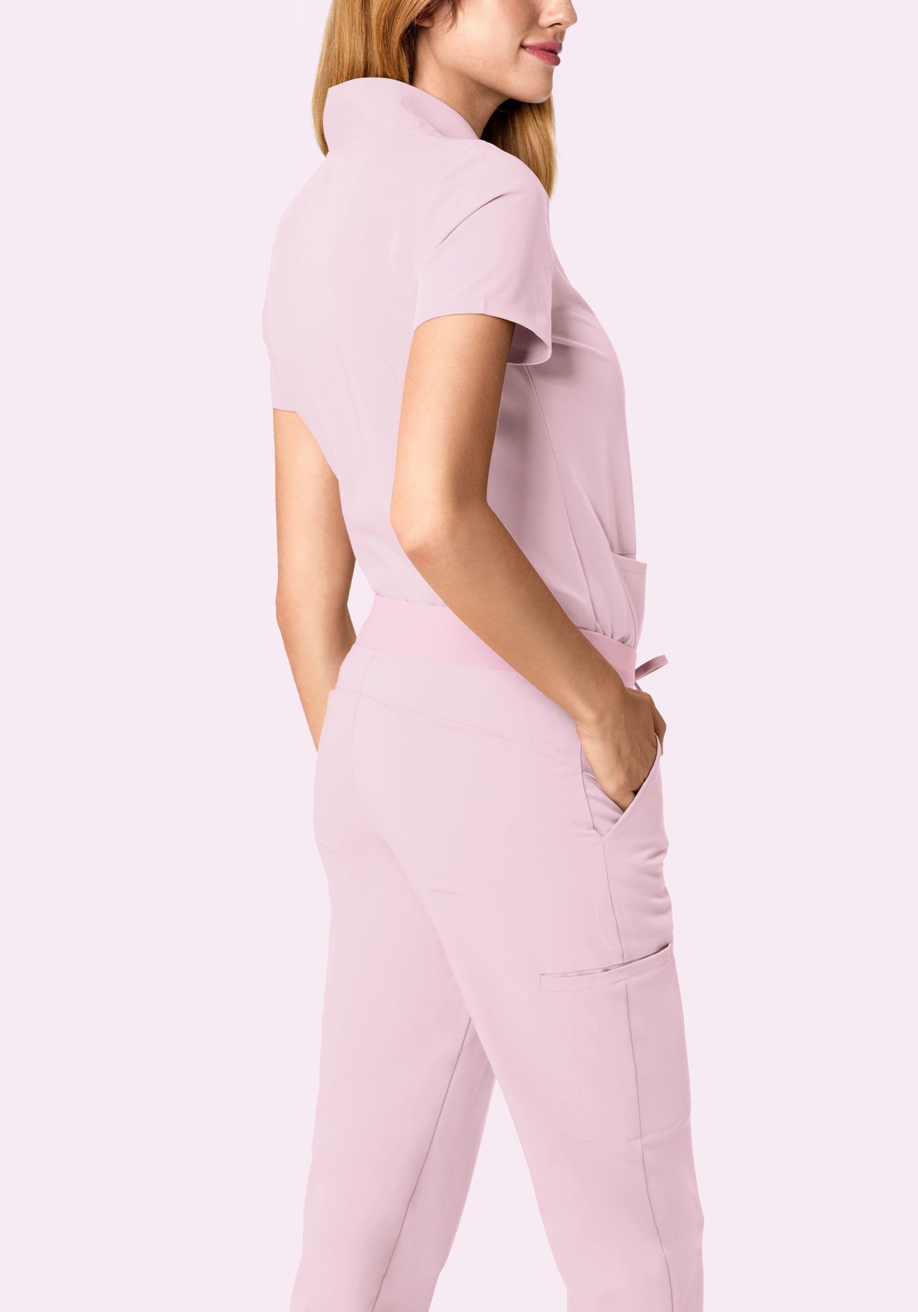11 Pocket Joggers Blush Blossom