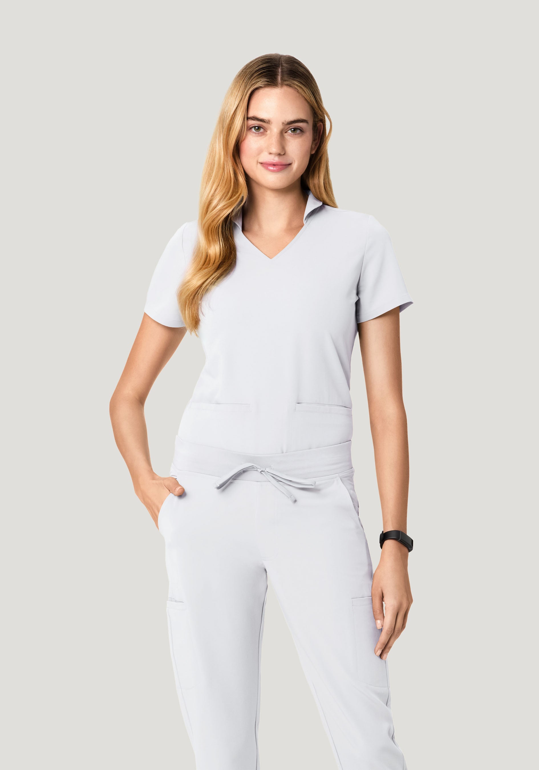 Multi Wear Collar Top White