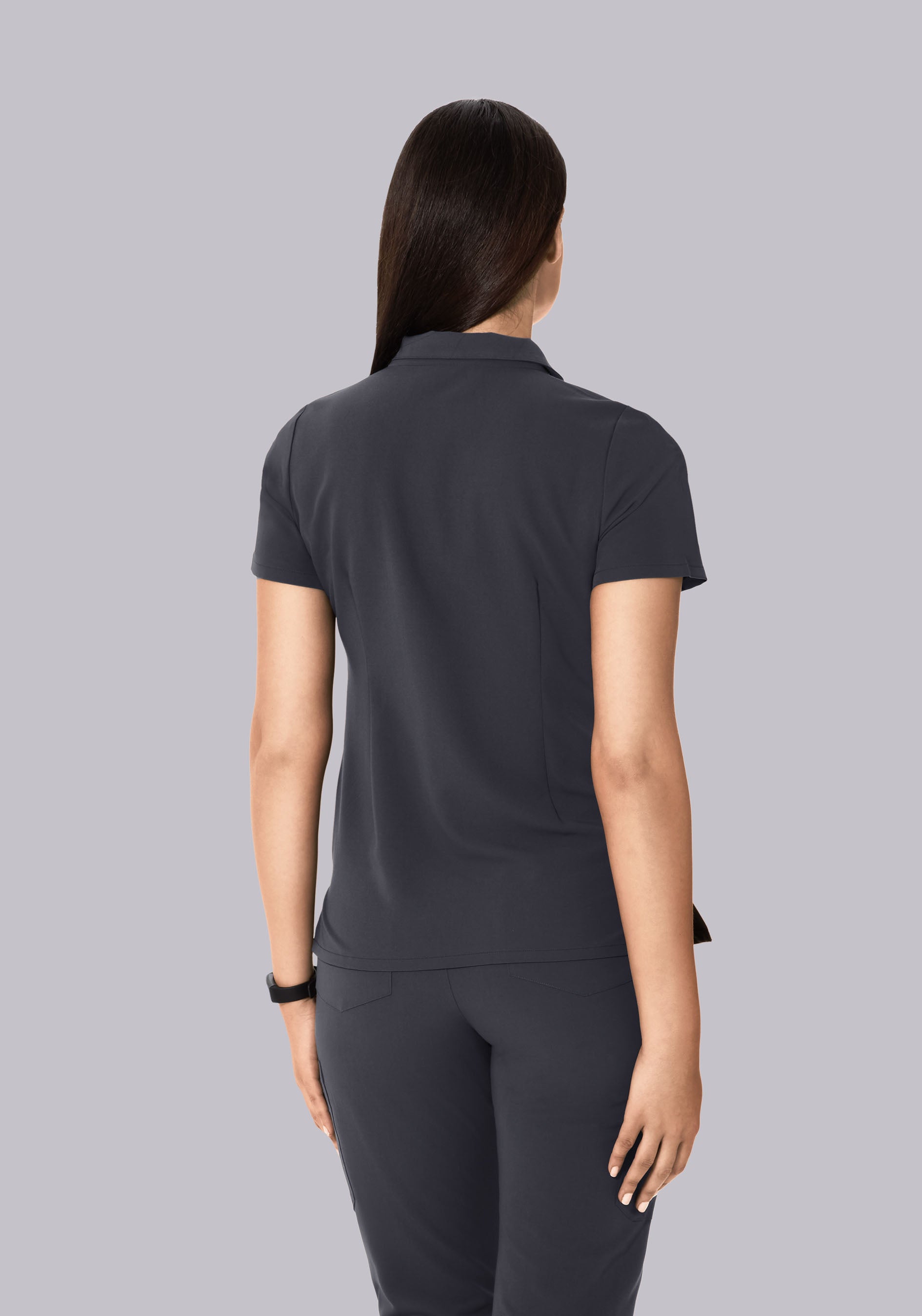 Multi Wear Collar Top Pewter