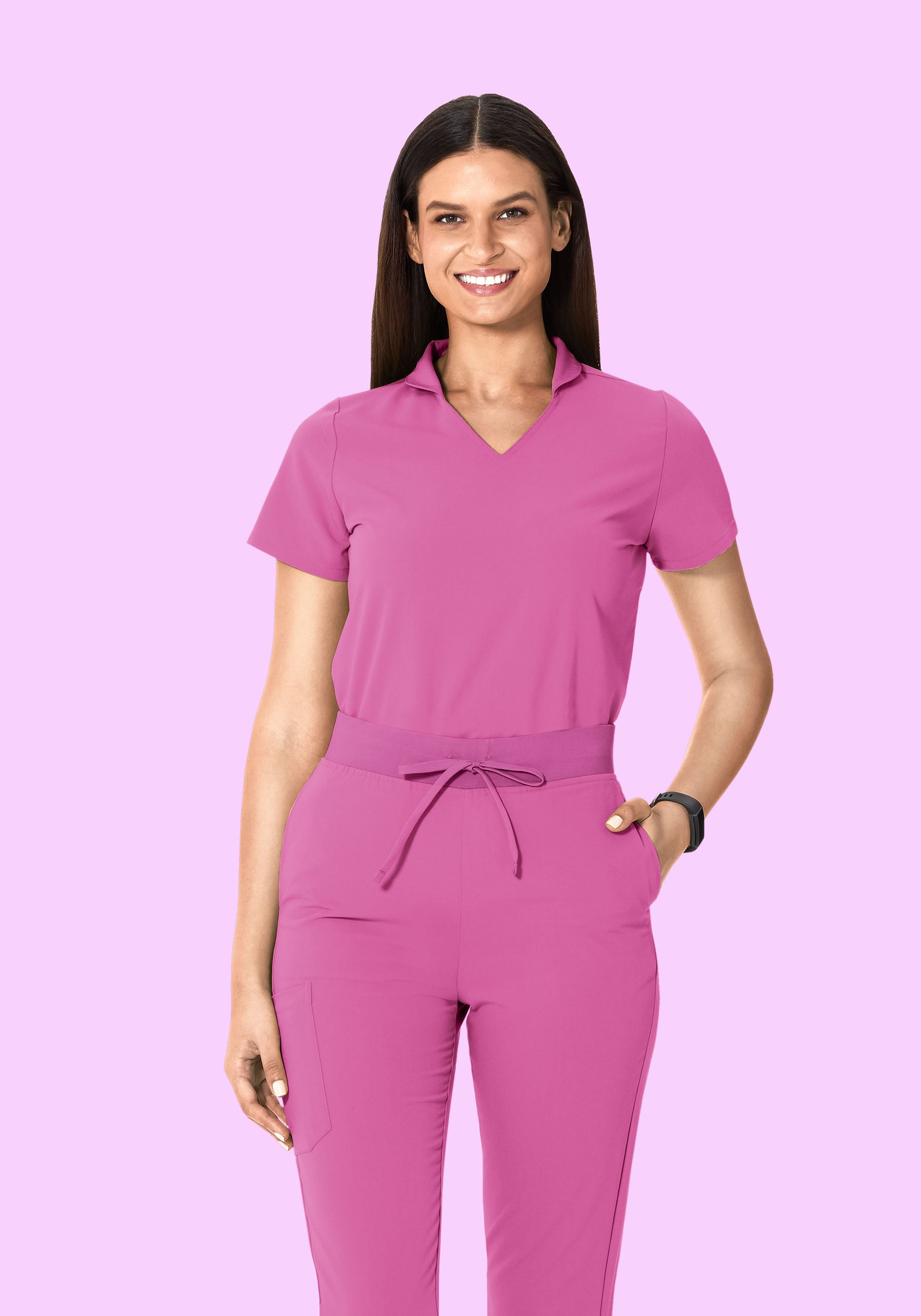 Multi Wear Collar Top Dahlia