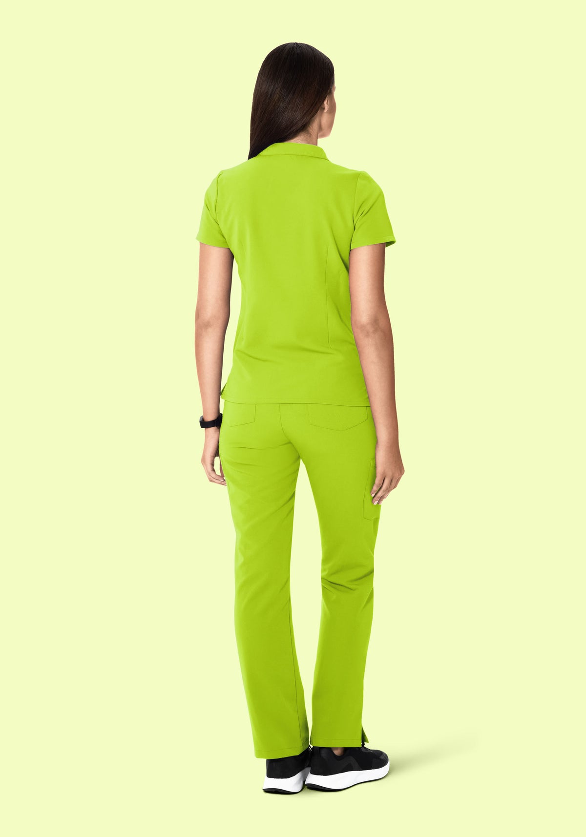 Multi Wear Collar Top Apple Green