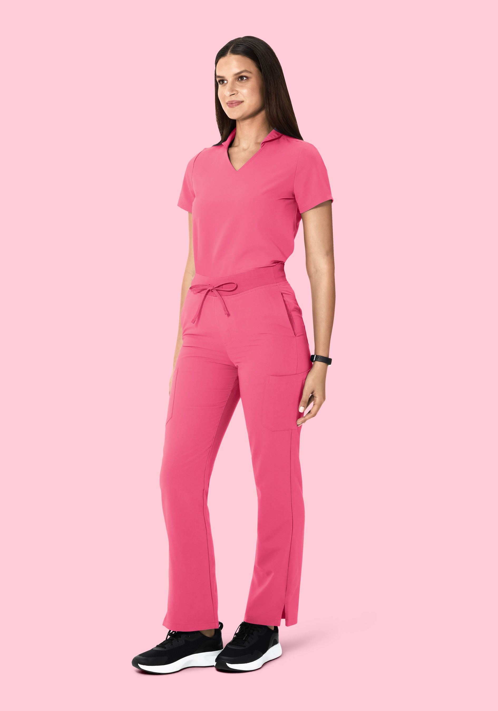 Multi Wear Collar Top Bubblegum