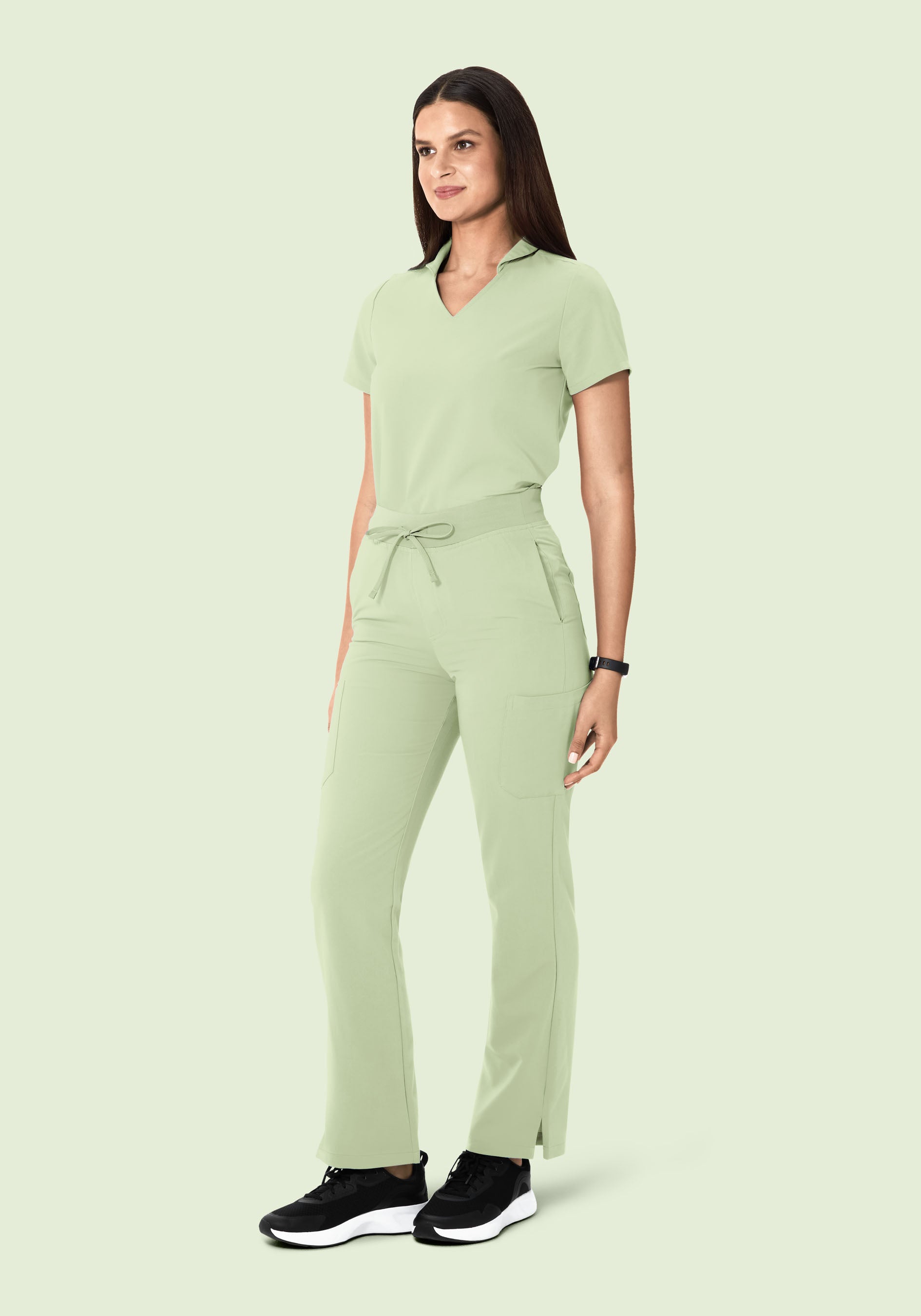 High Waisted Cargos Matcha