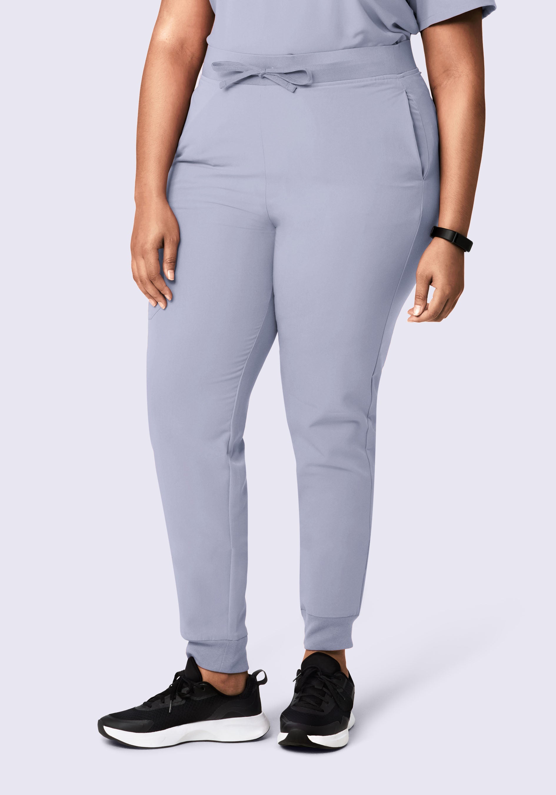 High Waisted Joggers Wisteria