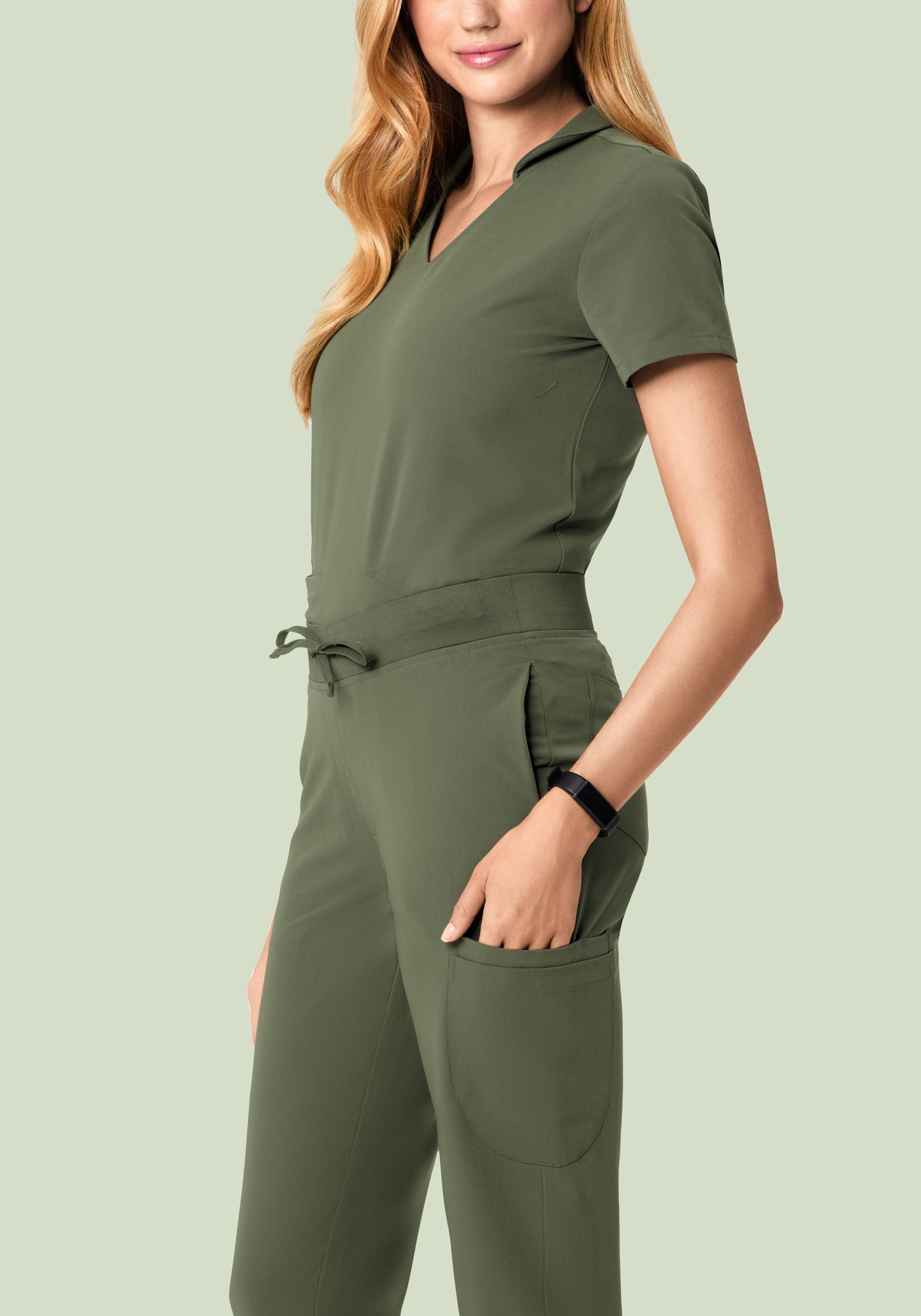 6 Pocket Slim Pants Thyme