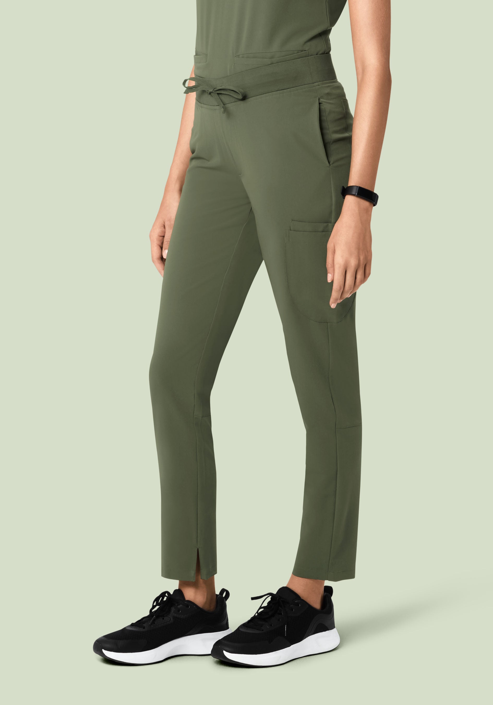6 Pocket Slim Pants Thyme