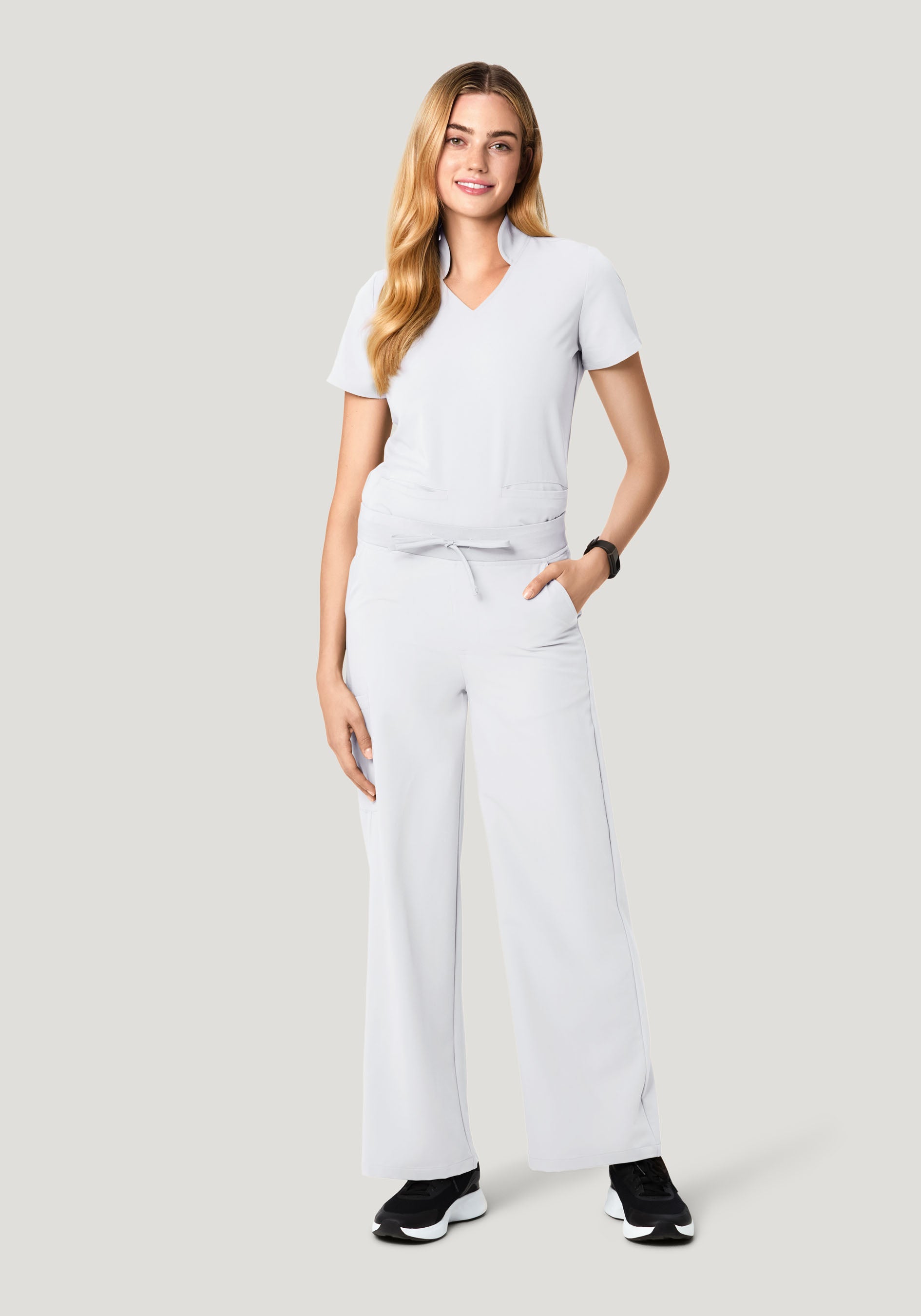 Multi Wear Collar Top White