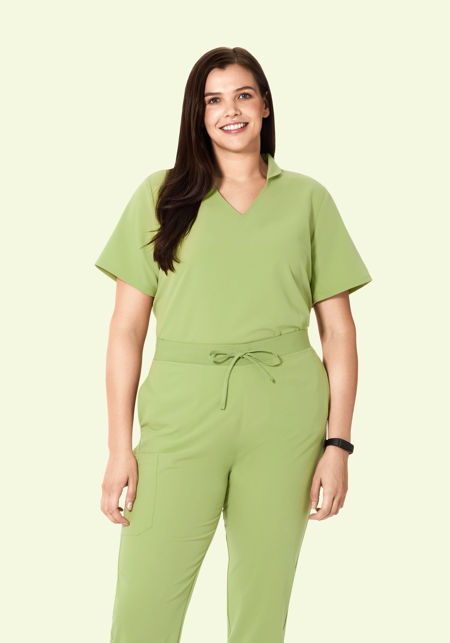 Multi Wear Collar Top Fern