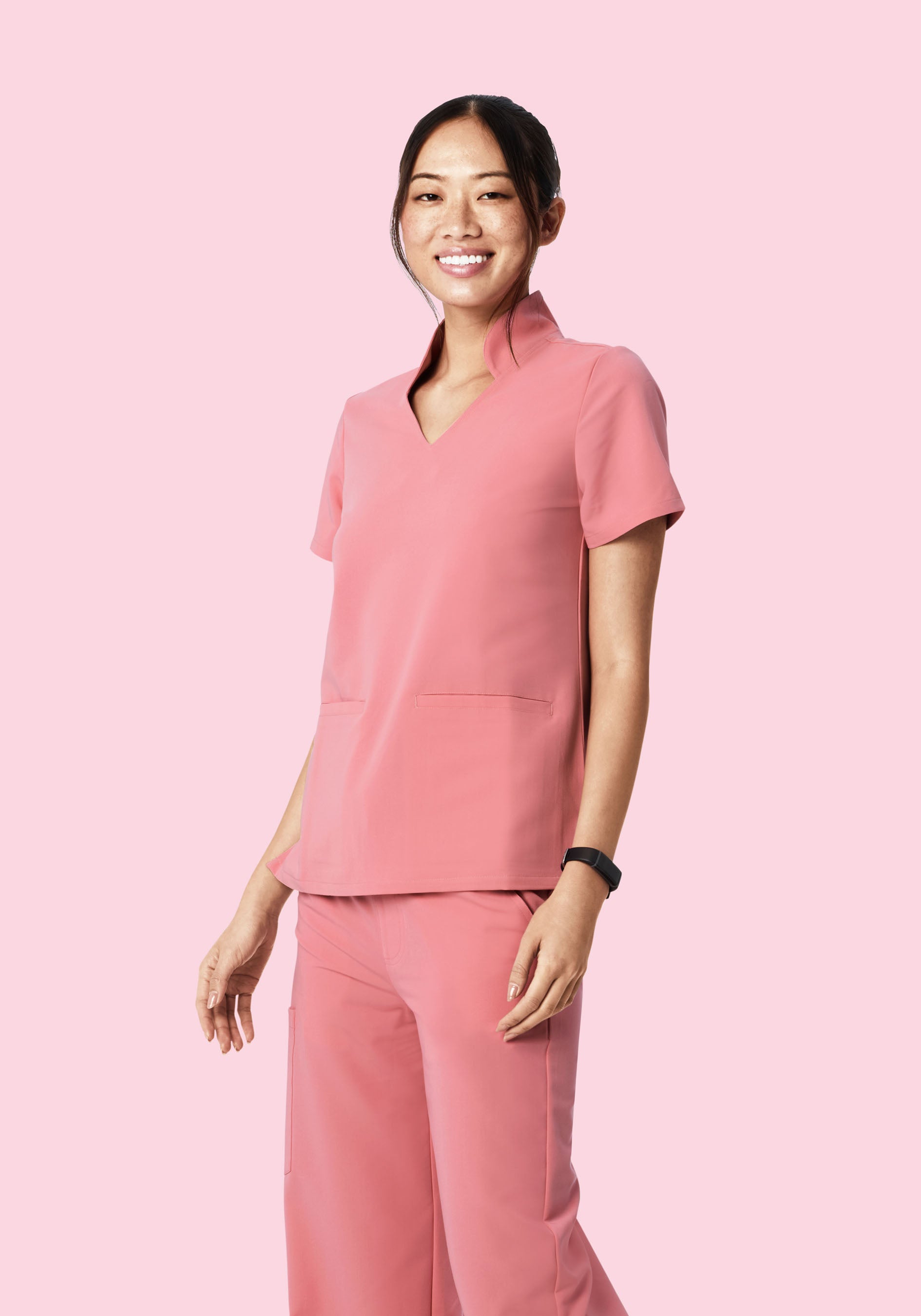 Multi Wear Collar Top Peony