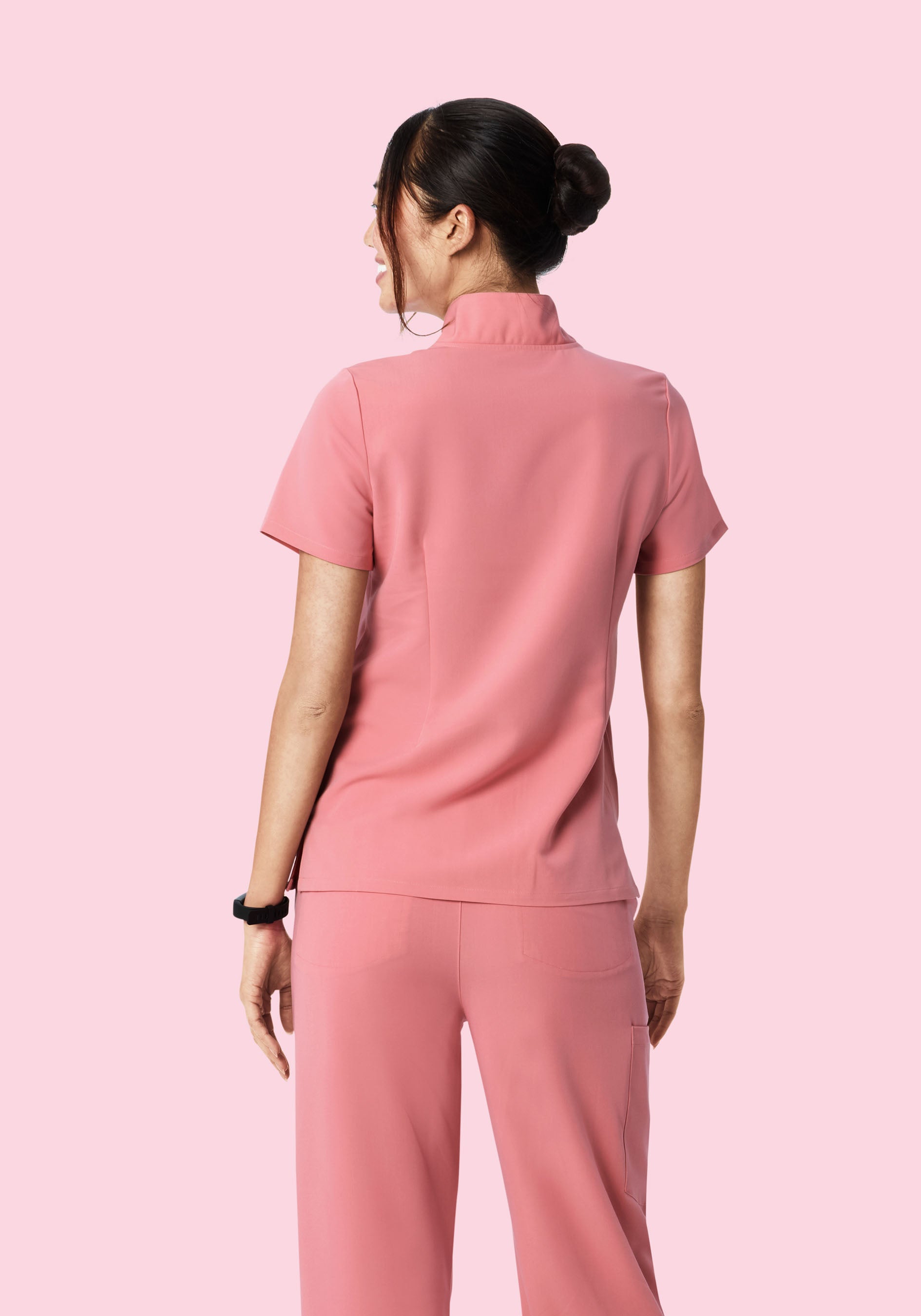 Multi Wear Collar Top Peony